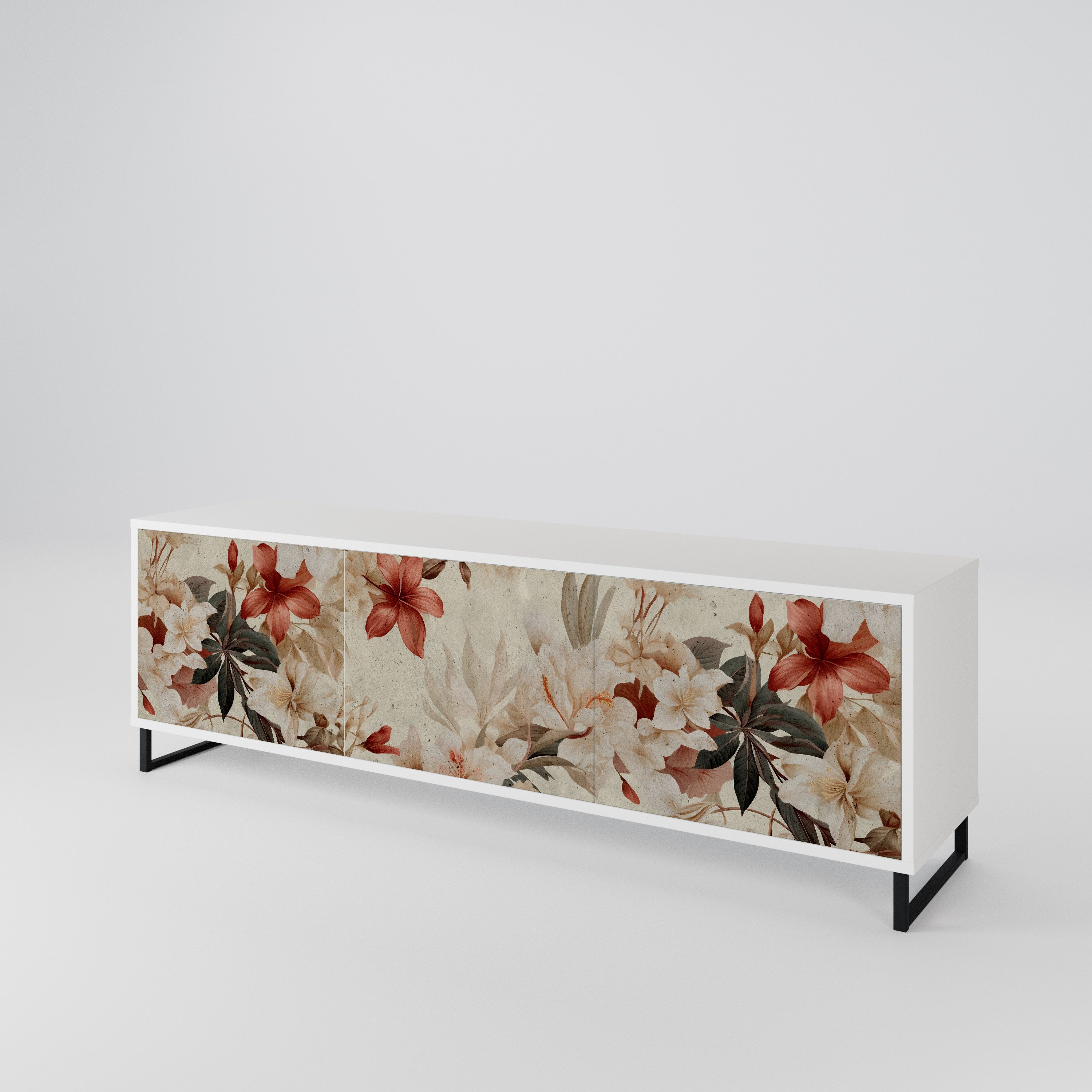 PETAL HARMONY 3-Door TV Cabinet