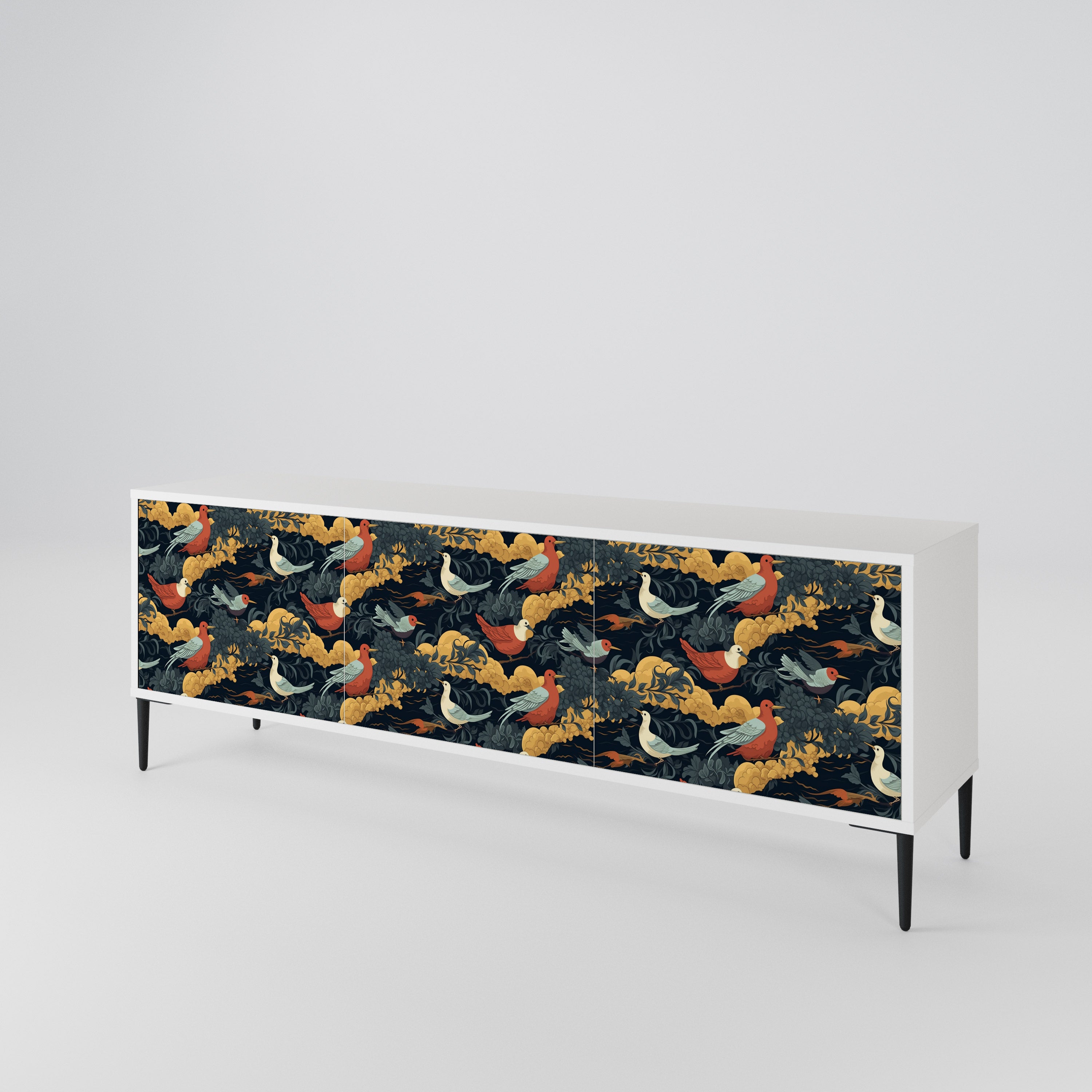 FOWLY DAZE 3-Door TV Cabinet