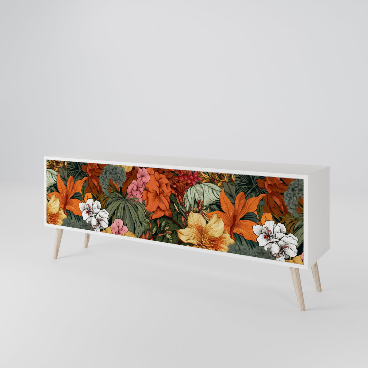 RADIANT FLORA 3-türiges TV-Lowboard