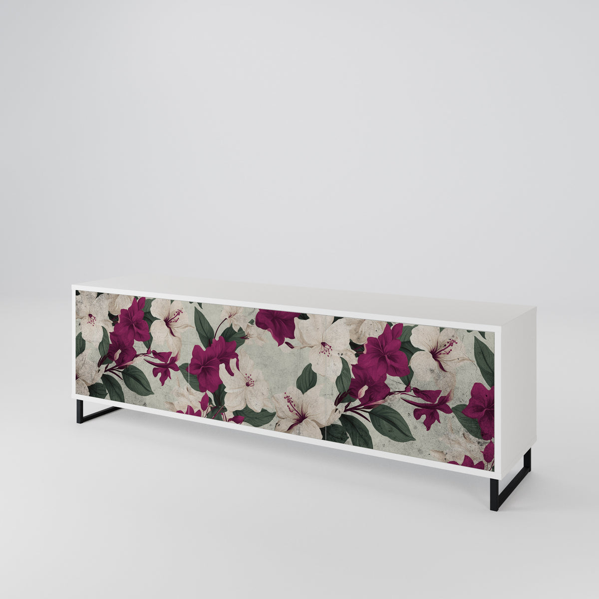 FLOWERET DREAM 3-türiges TV-Lowboard