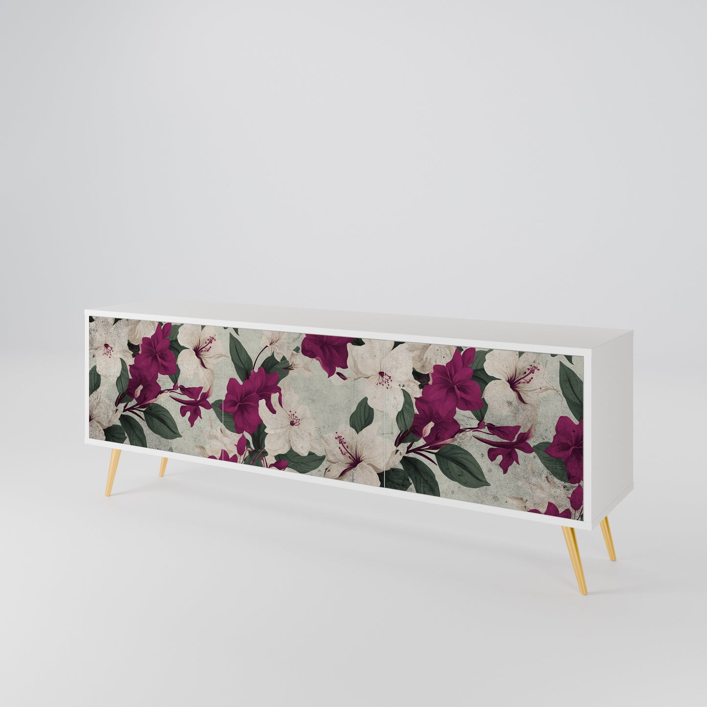 FLOWERET DREAM 3-türiges TV-Lowboard