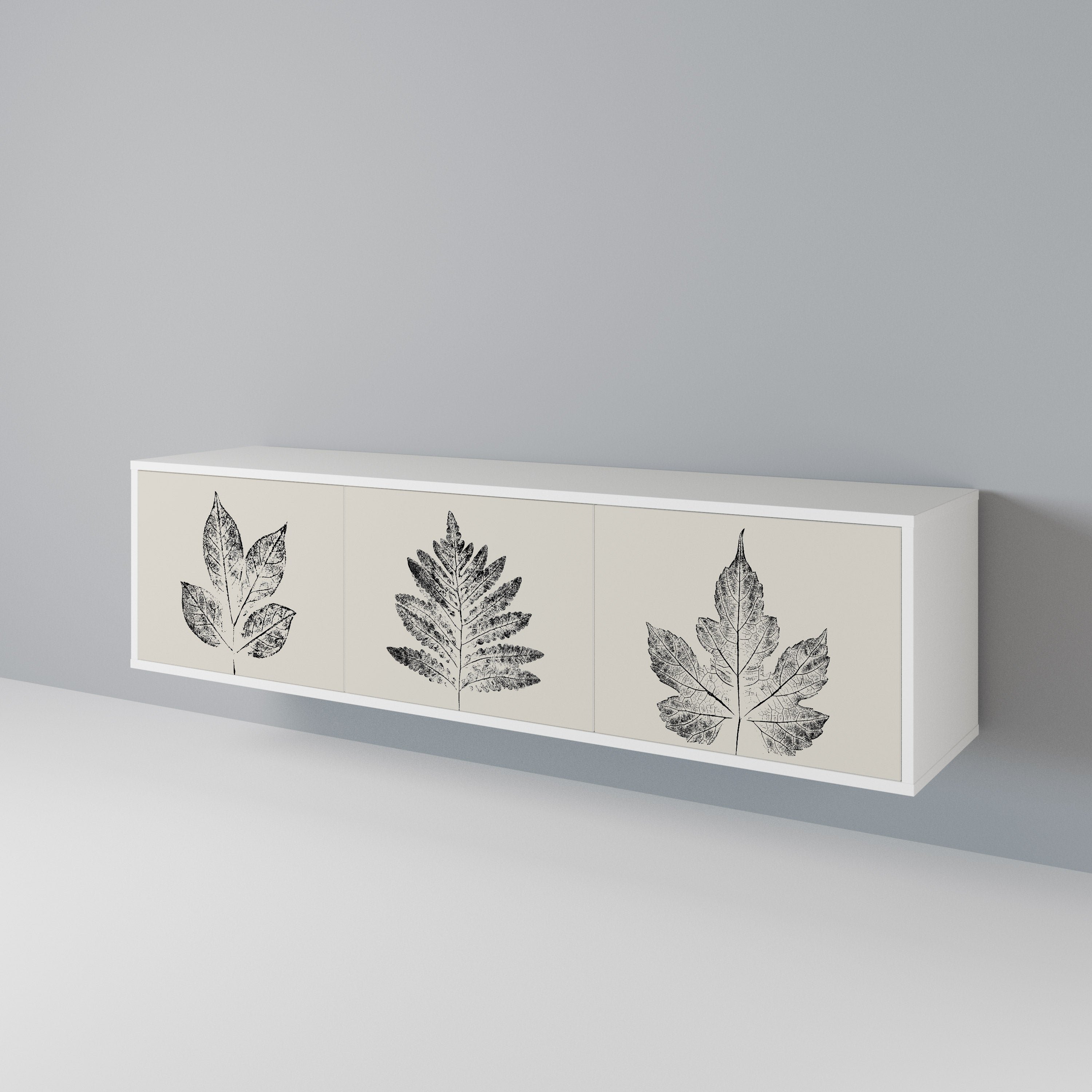 LEAFY STAMPS 3-türiges TV-Lowboard
