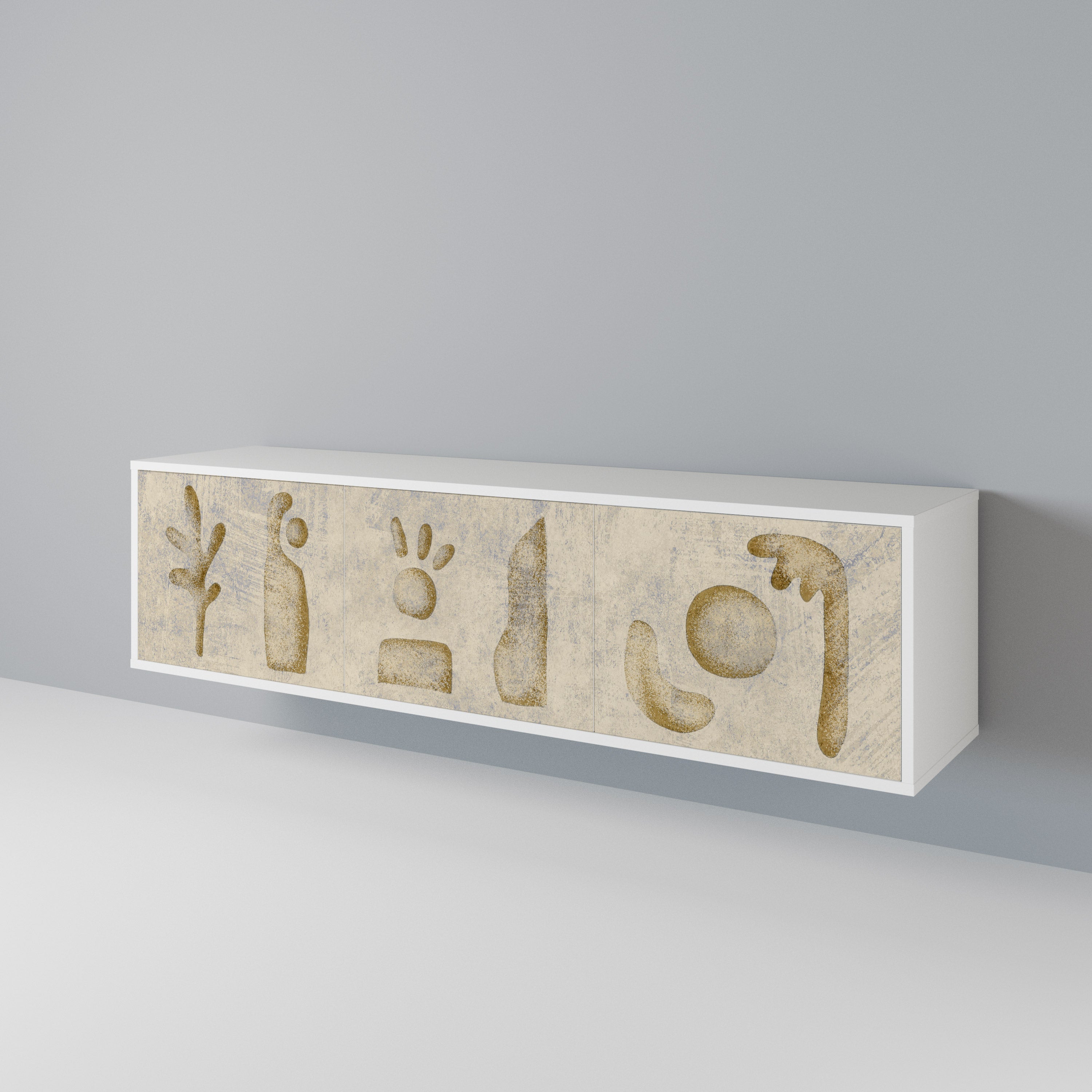 SAND SCULPTURES 3-türiges TV-Lowboard