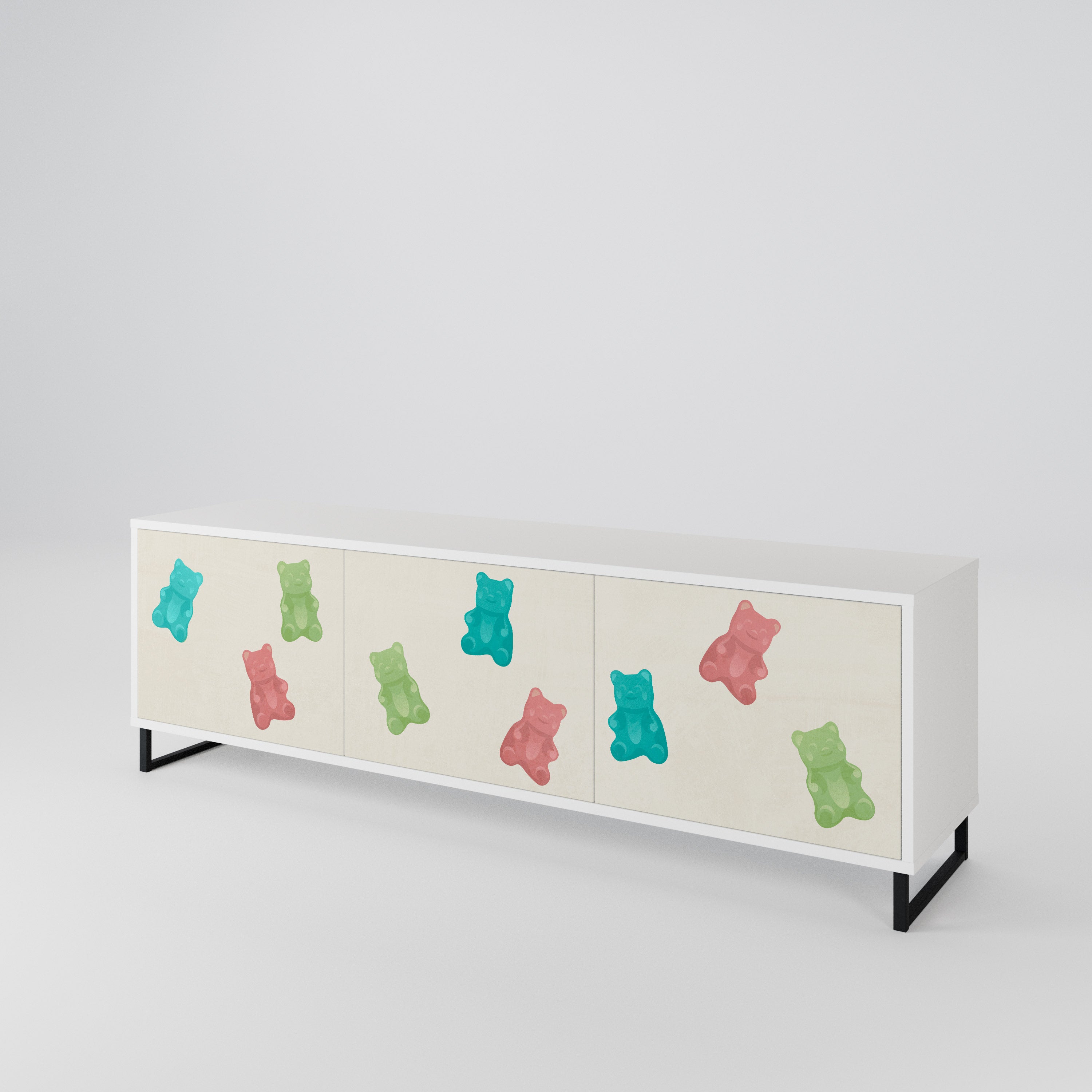 GUMMY BEARS 3-Door TV Cabinet