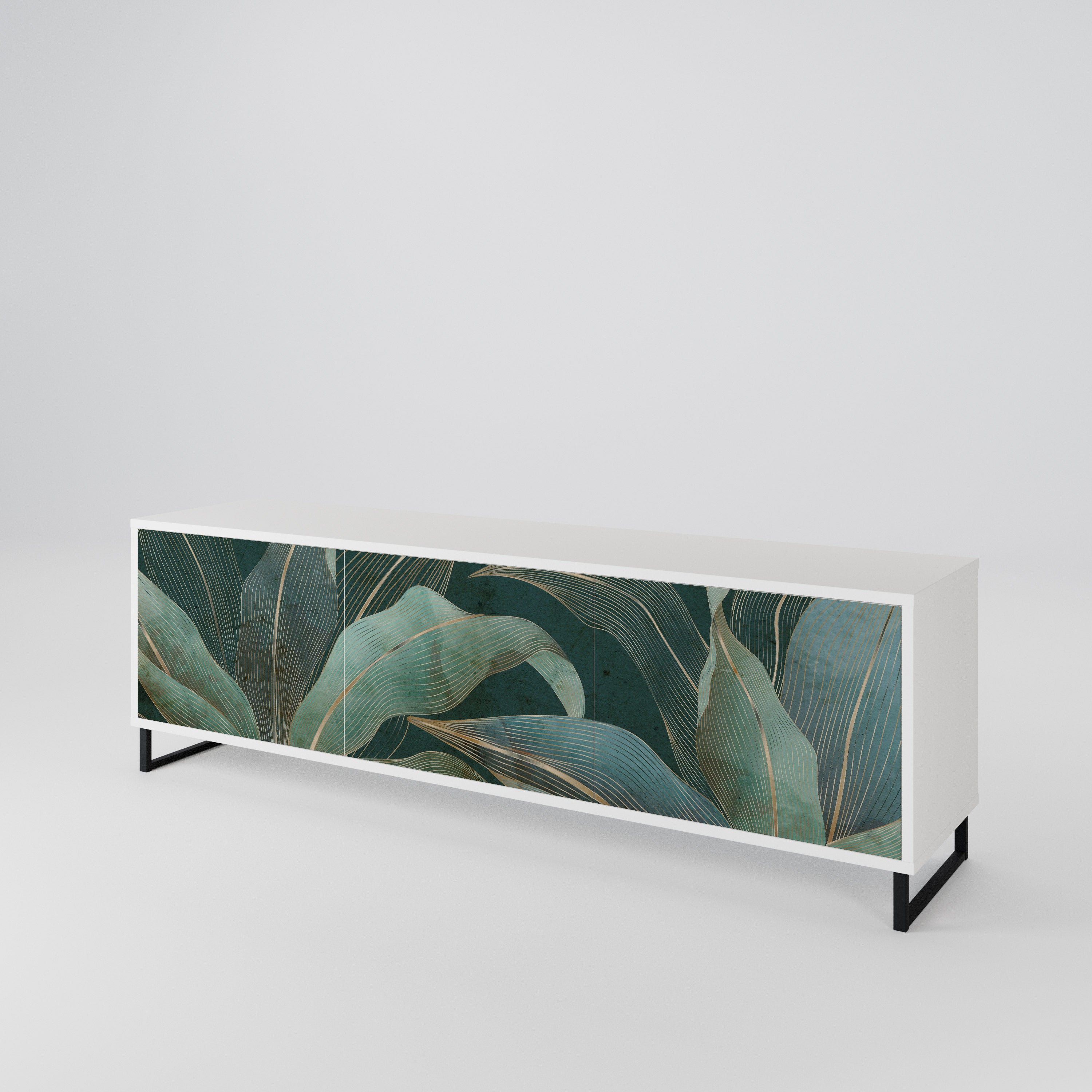 ROYAL GREEN 3-Door TV Cabinet