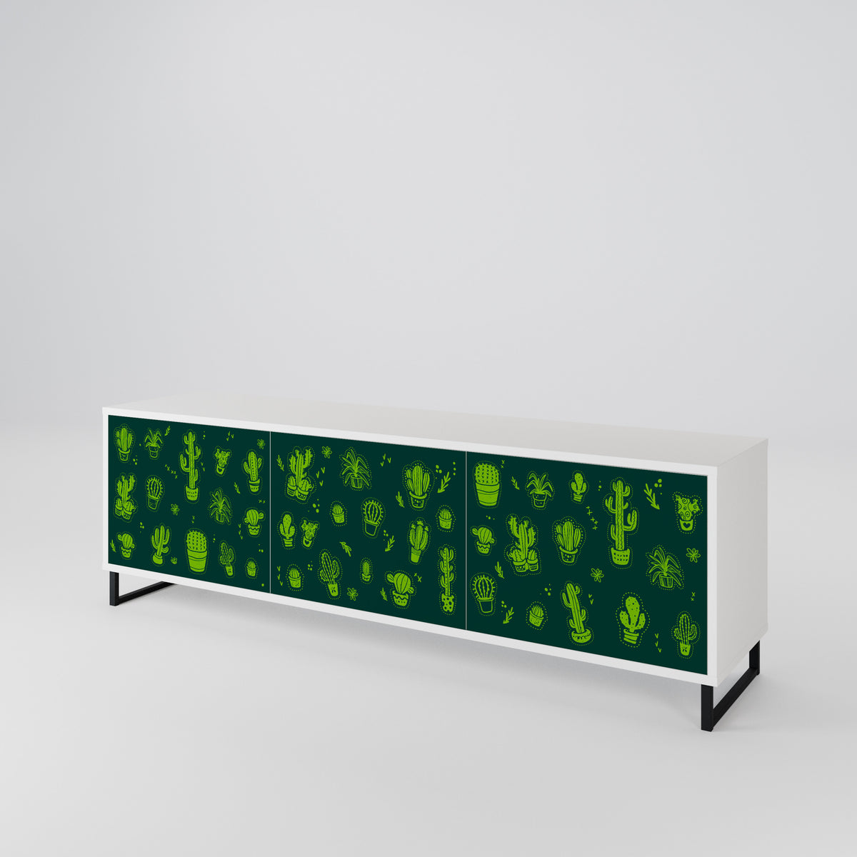 DESERT GREEN 3-türiges TV-Lowboard