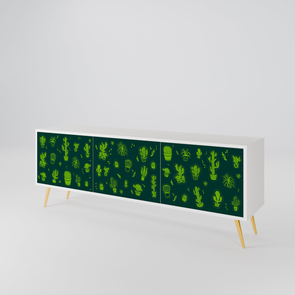 DESERT GREEN 3-türiges TV-Lowboard