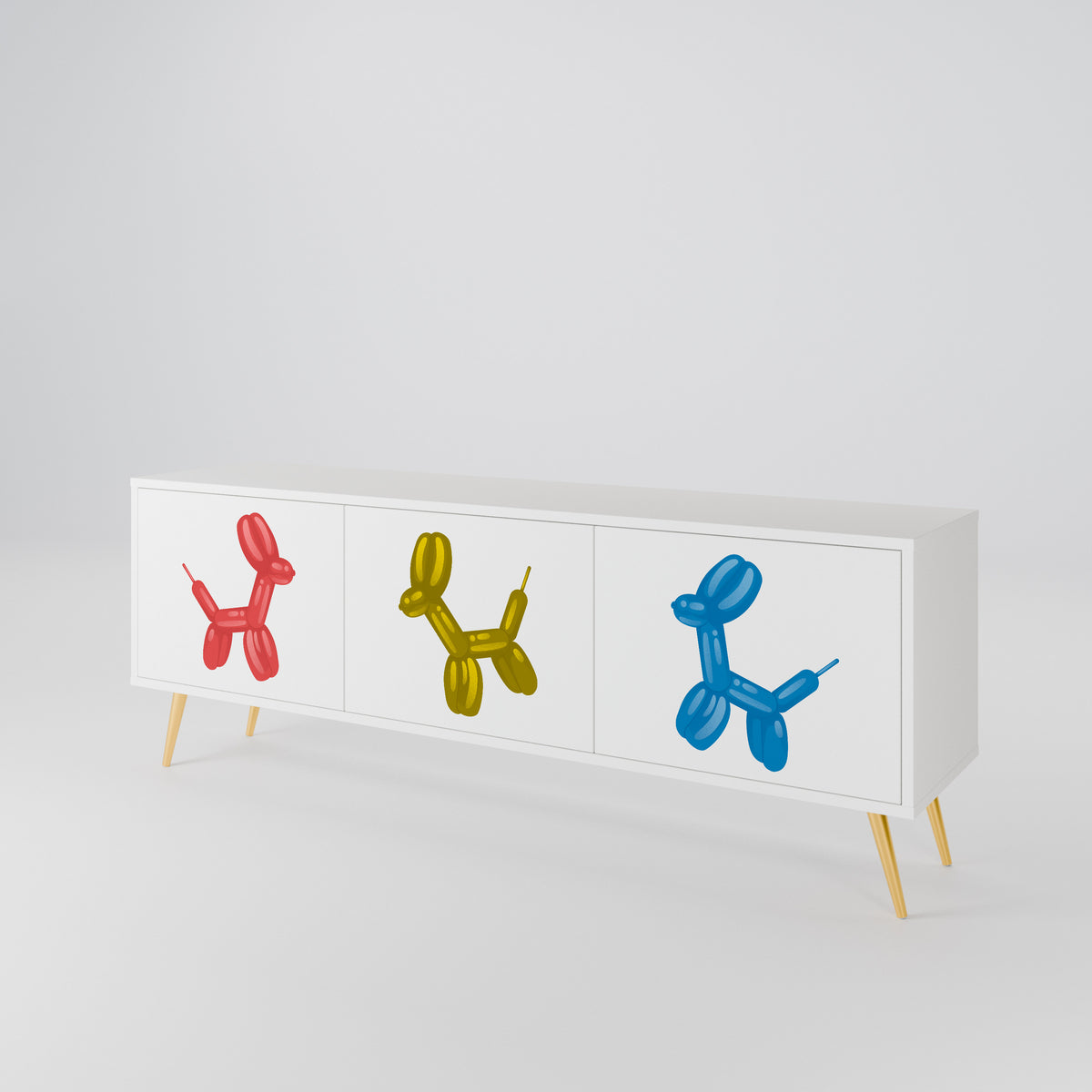 CHILDHOOD MEMORY 3-türiges TV-Lowboard