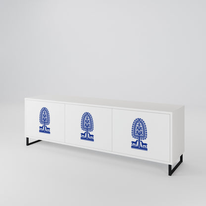 POLISH FOLK ART 3-türiges TV-Lowboard