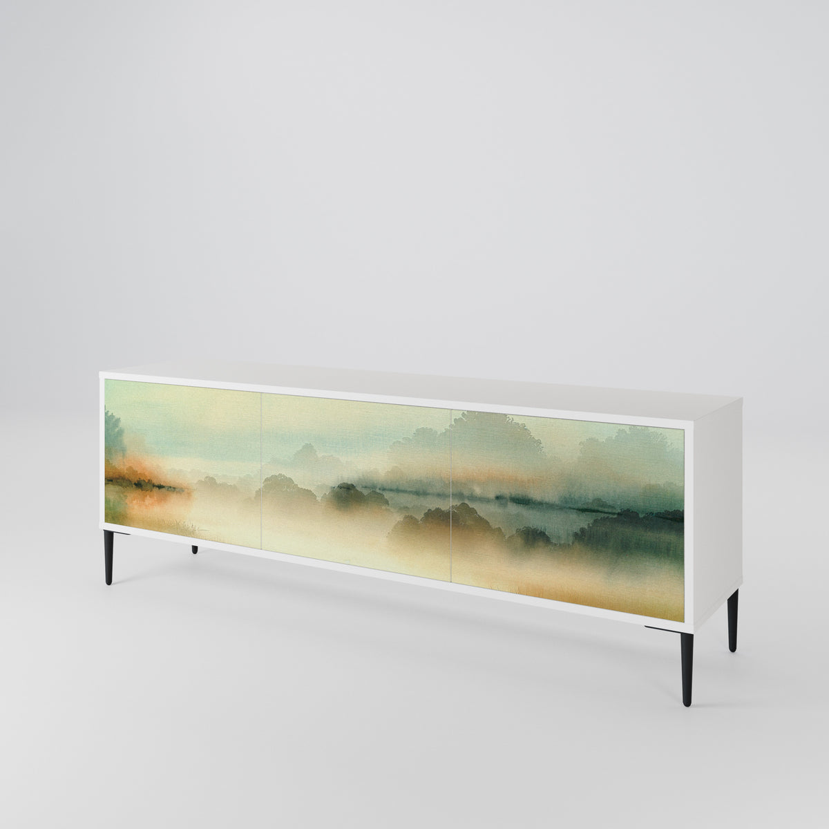 MORNING BY THE LAKE 3-türiges TV-Lowboard