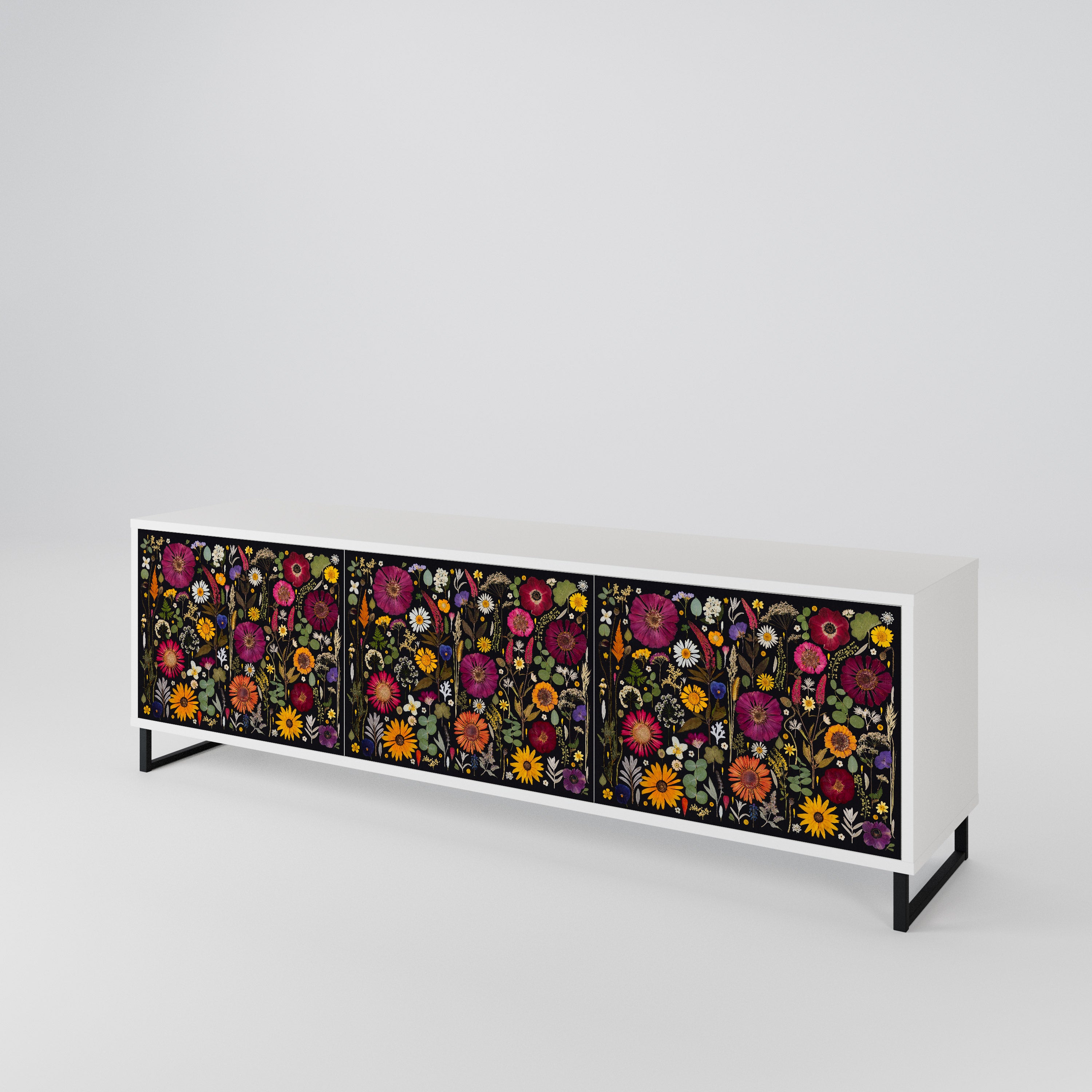 MIDNIGHT GARDEN 3-türiger TV-Schrank
