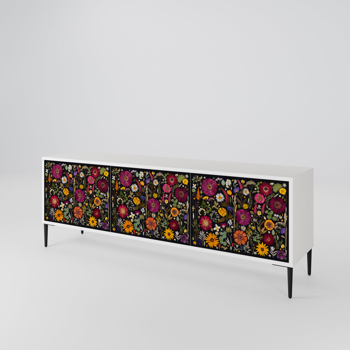 MIDNIGHT GARDEN 3-türiger TV-Schrank