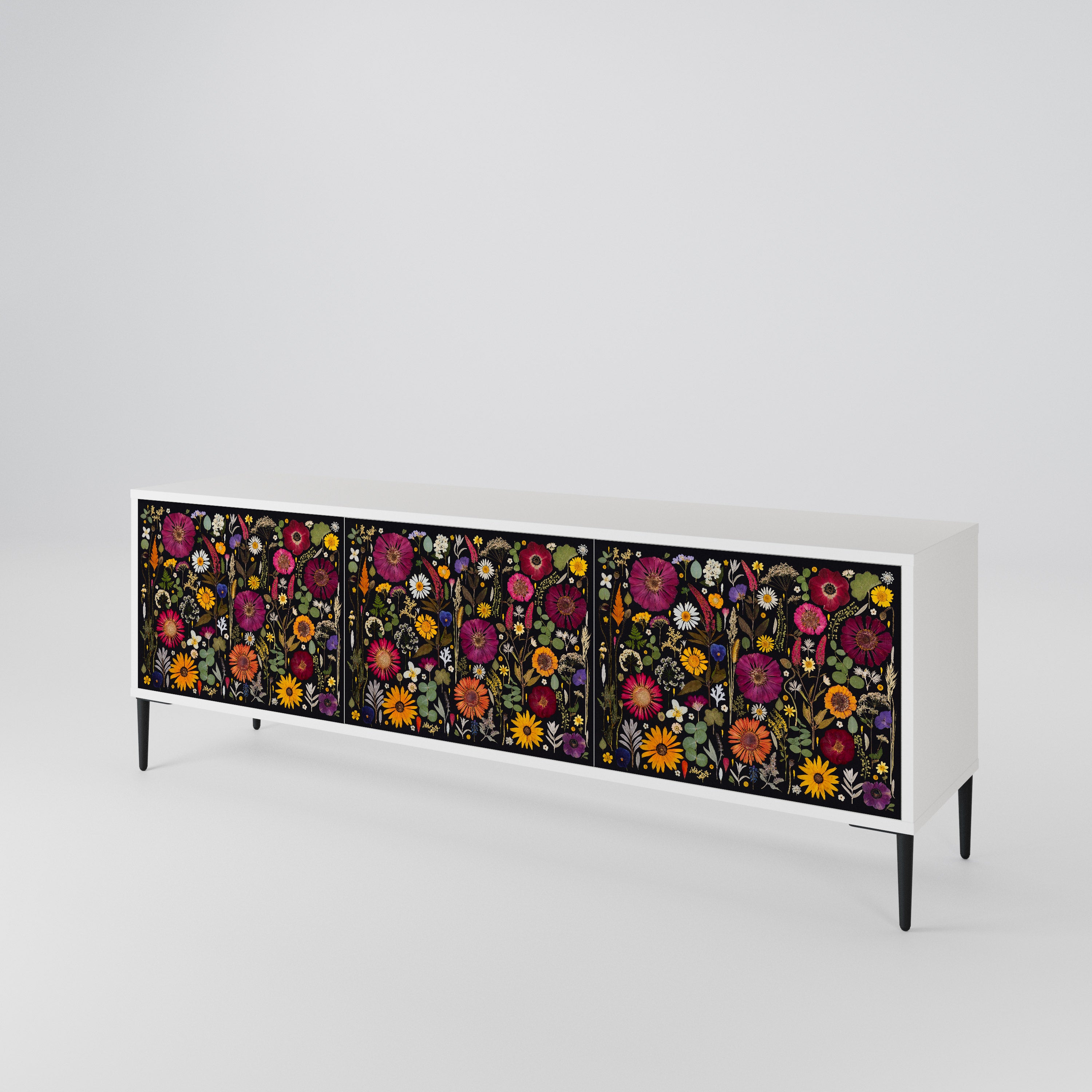 MIDNIGHT GARDEN 3-türiger TV-Schrank