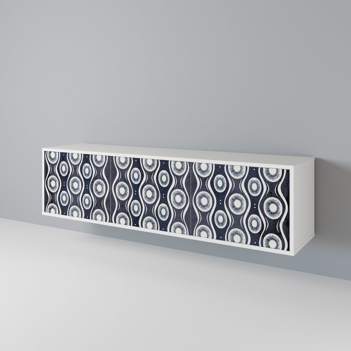 GRAPHITE EYES 3-türiges TV-Lowboard