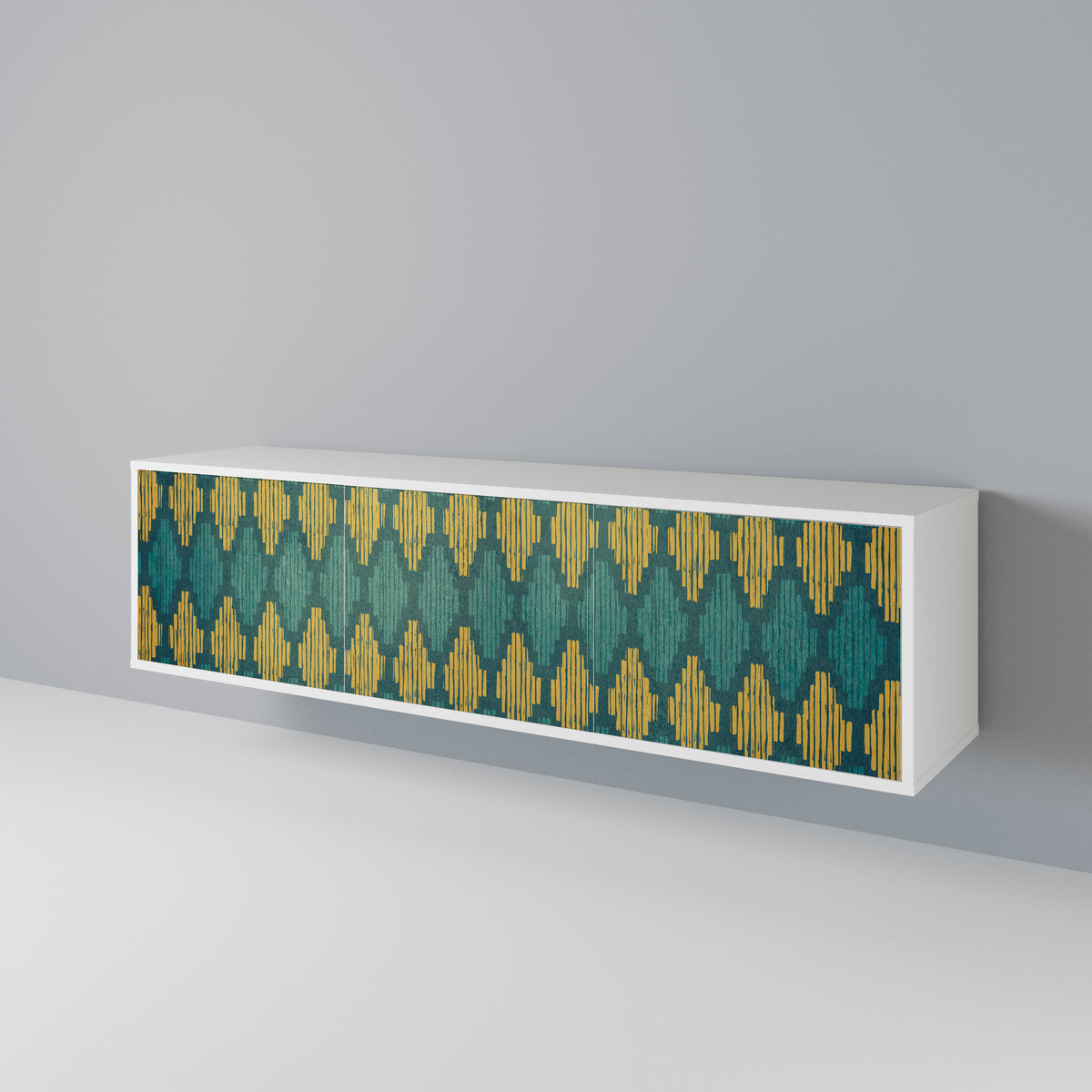 POLYGONS 3-türiges TV-Lowboard