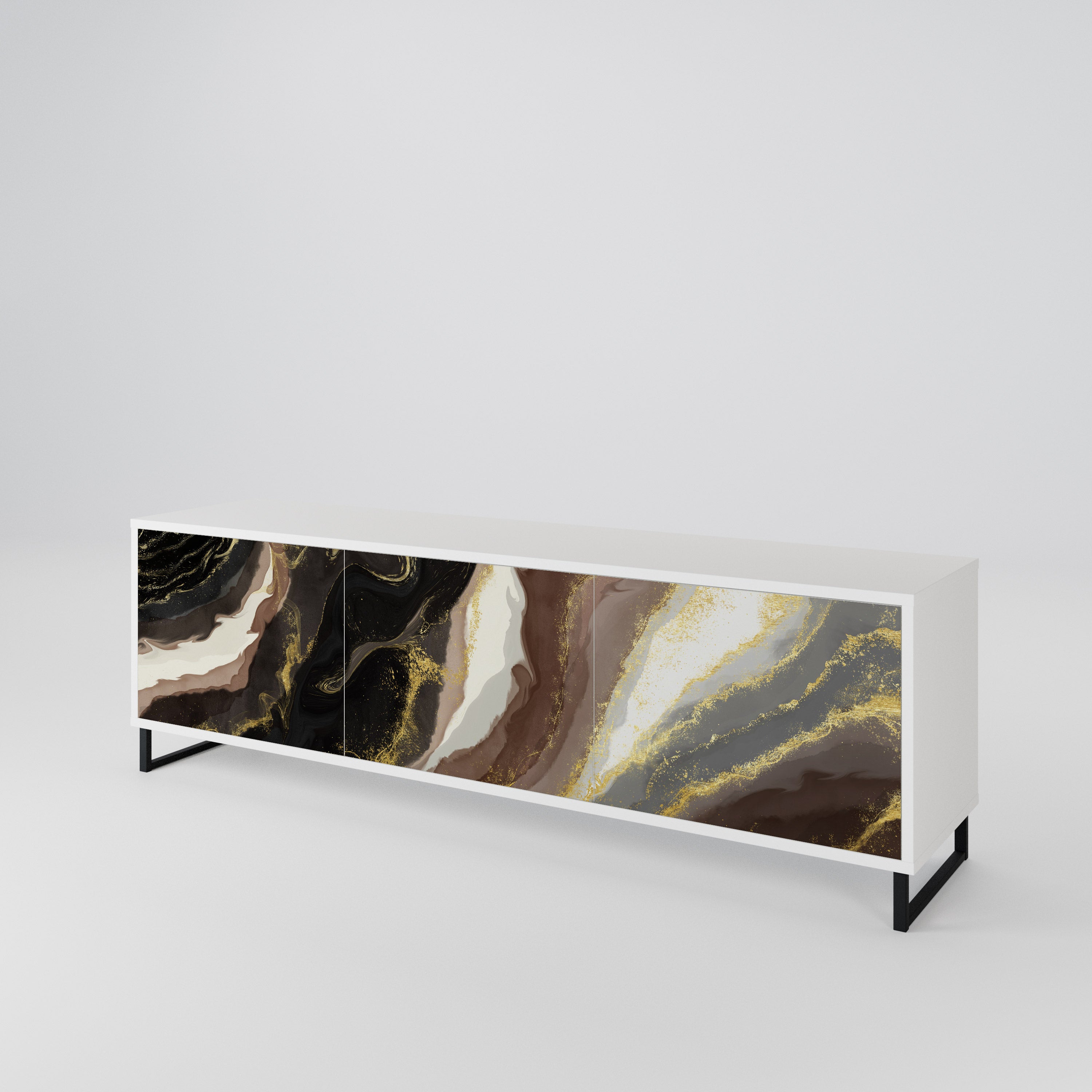GOLD DUST 3-türiges TV-Lowboard