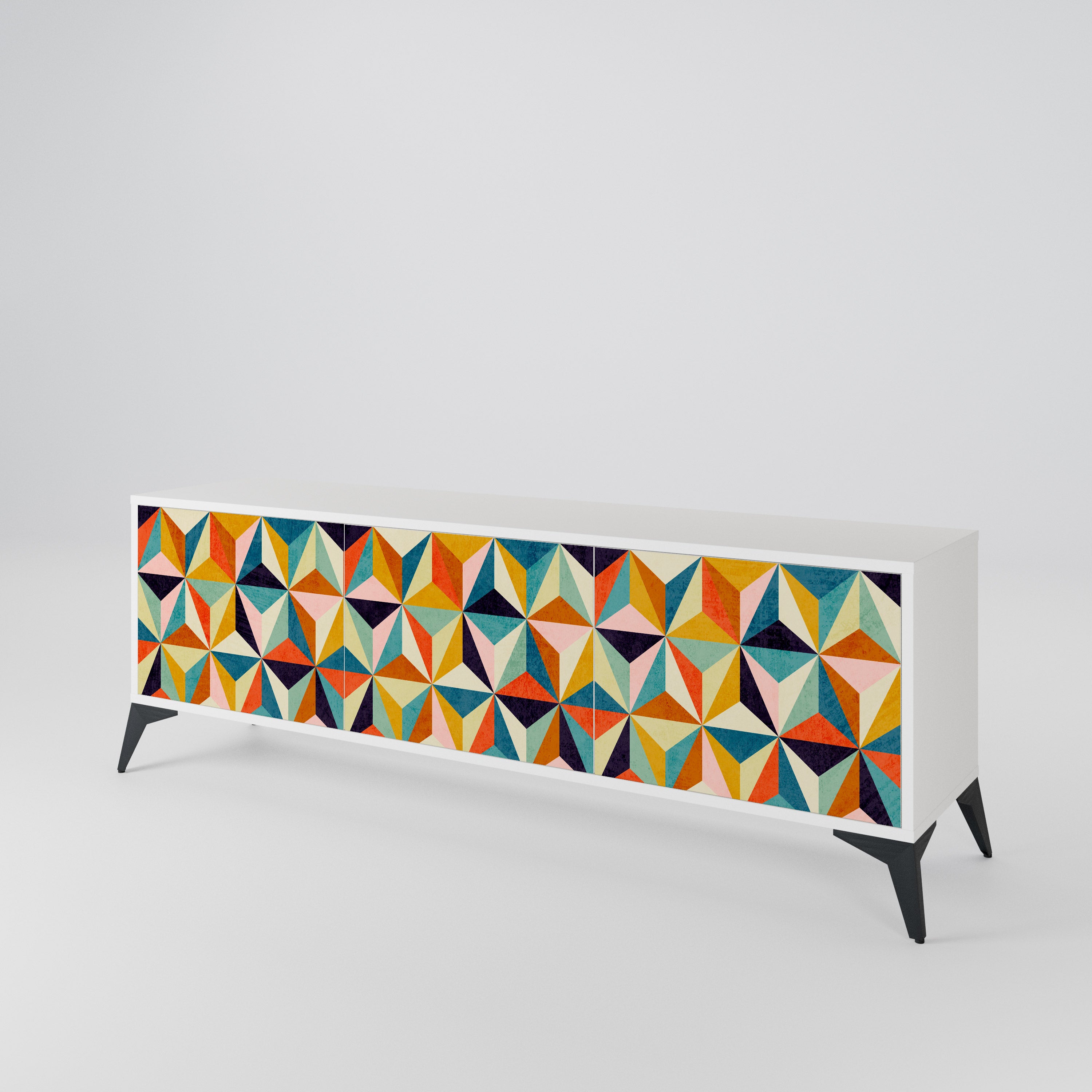 TESSELATE TREASURES 3-türiges TV-Lowboard