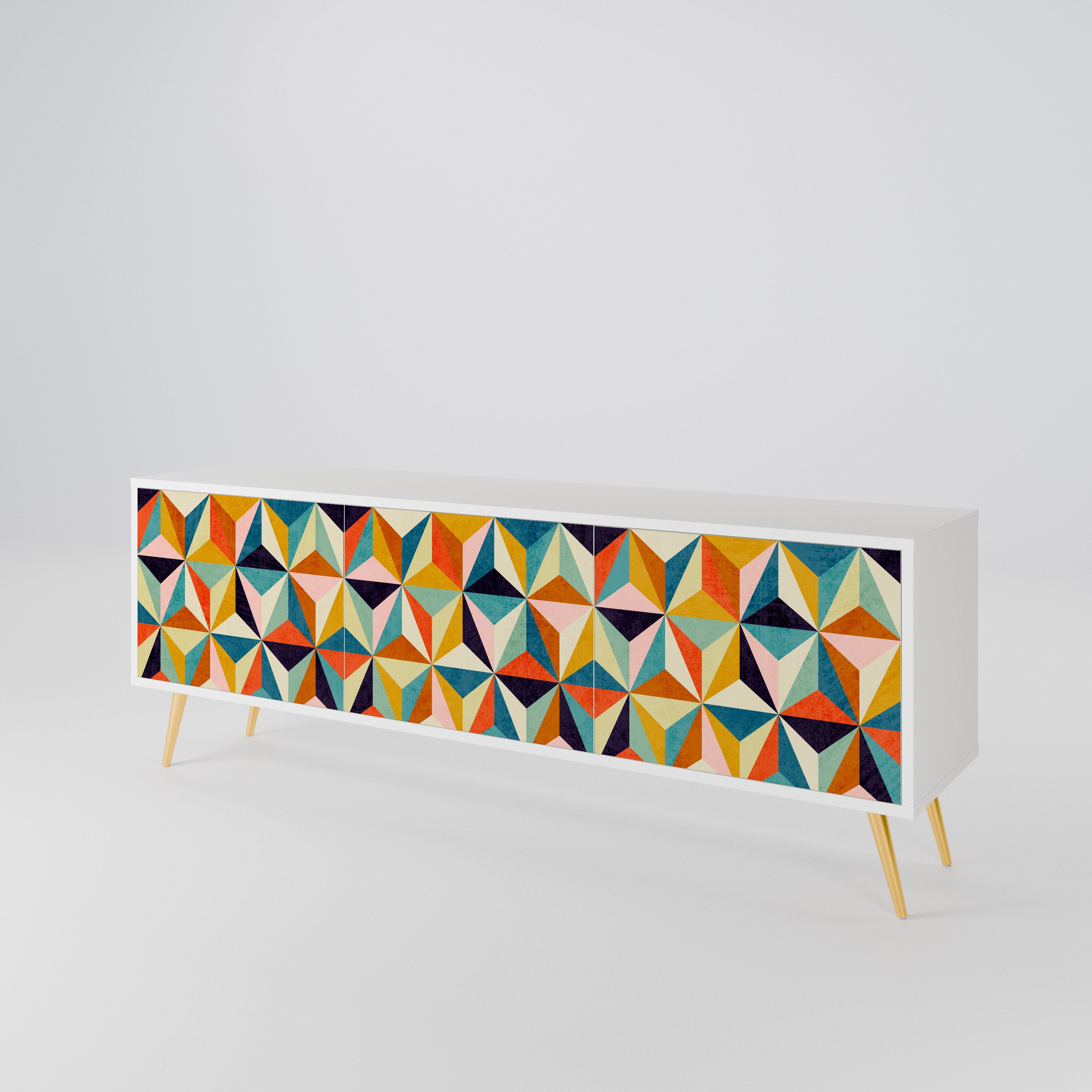 TESSELATE TREASURES 3-türiges TV-Lowboard