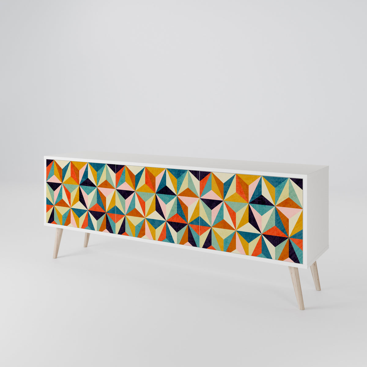 TESSELATE TREASURES 3-türiges TV-Lowboard