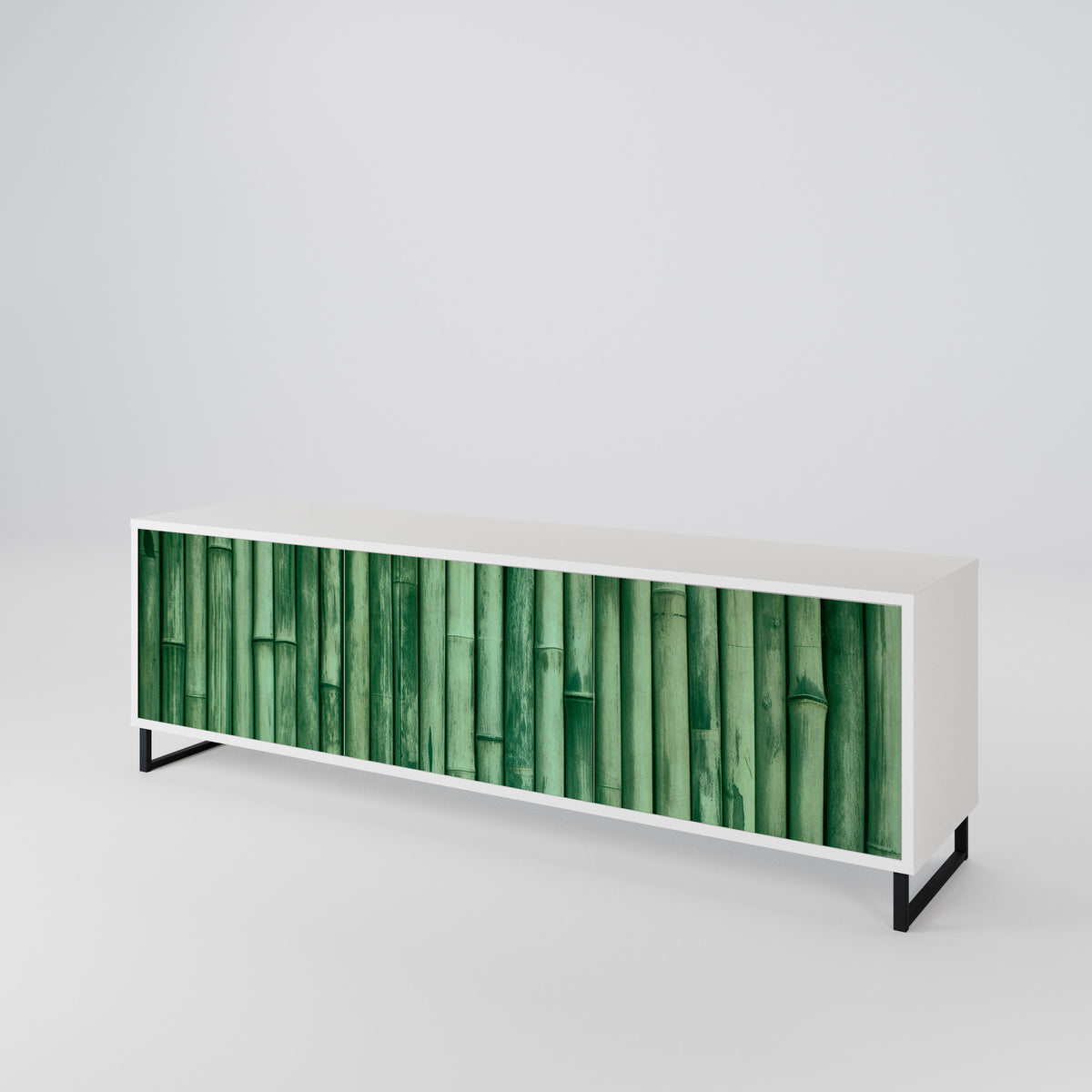 NATURAL GREEN 3-türiges TV-Lowboard