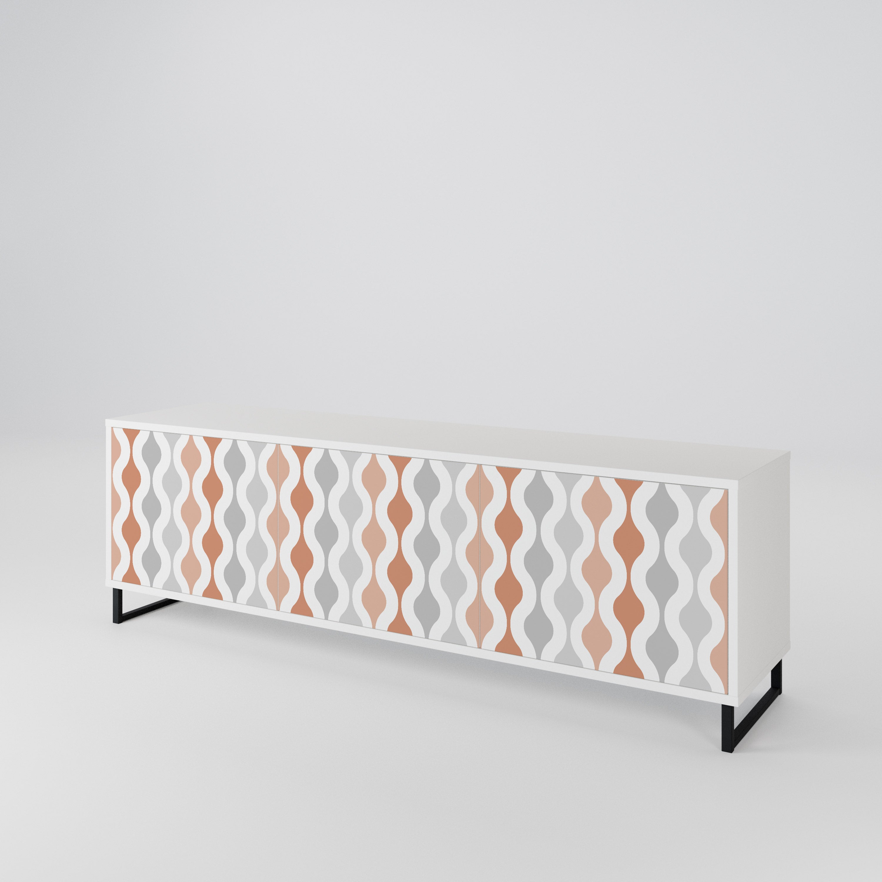 HAZY NOSTALGIA 3-Door TV Cabinet