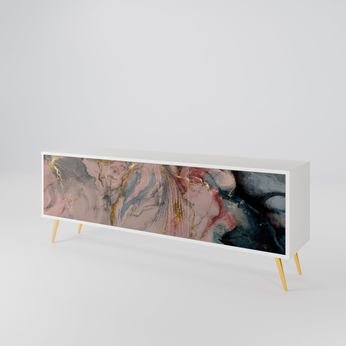 GILDED SWIRLS 3-türiges TV-Lowboard