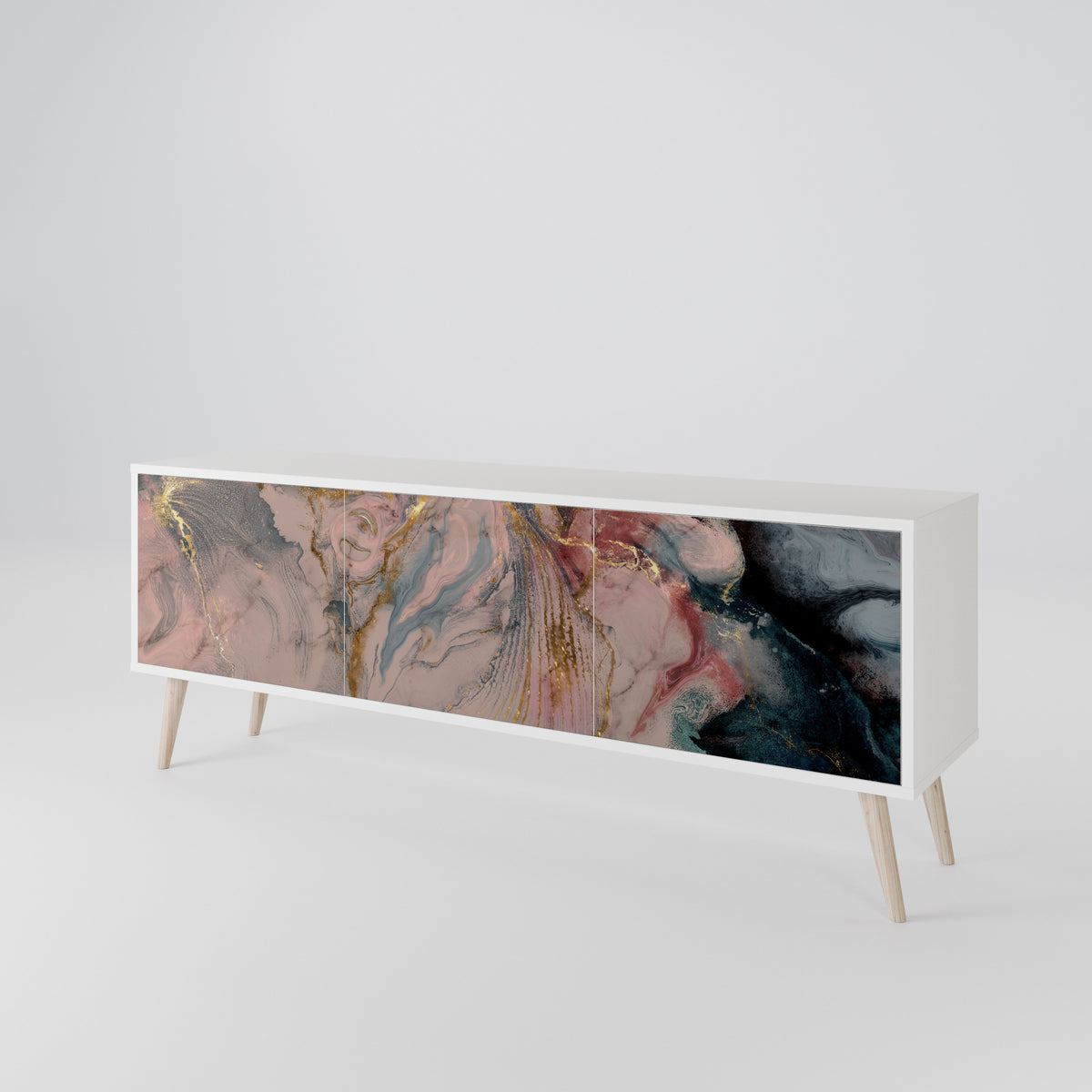 GILDED SWIRLS 3-türiges TV-Lowboard