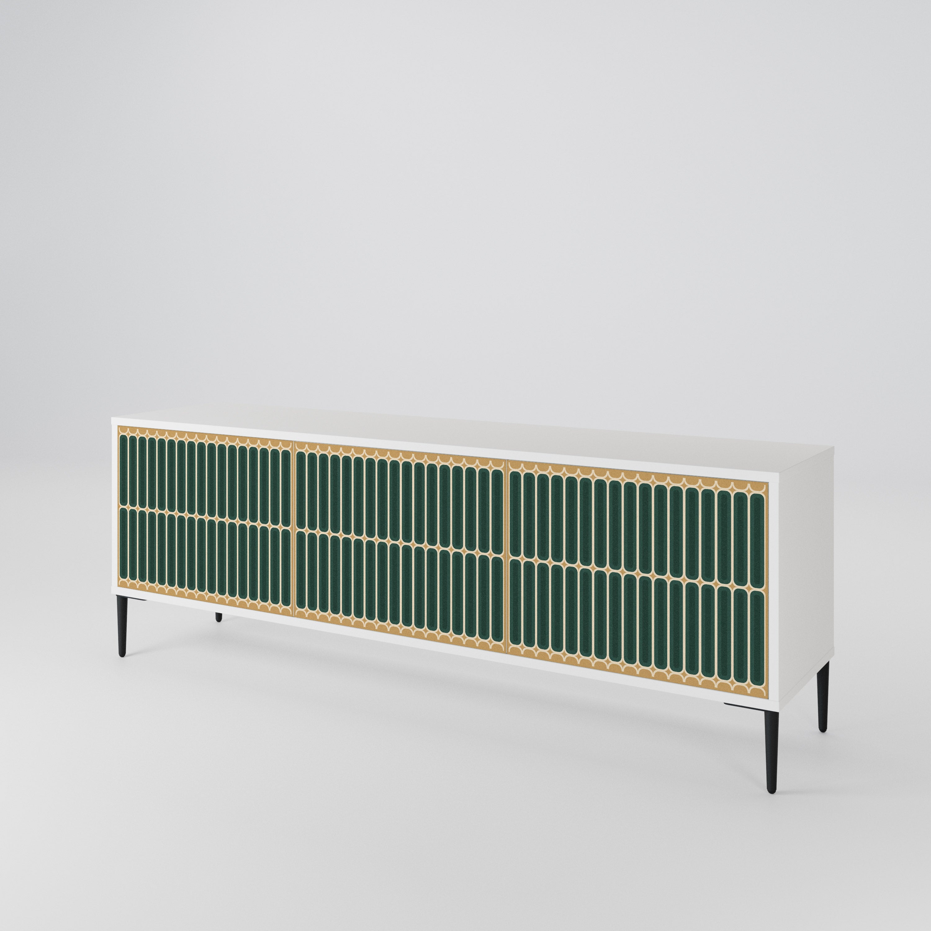 ILUSION GATE 3-Door TV Cabinet