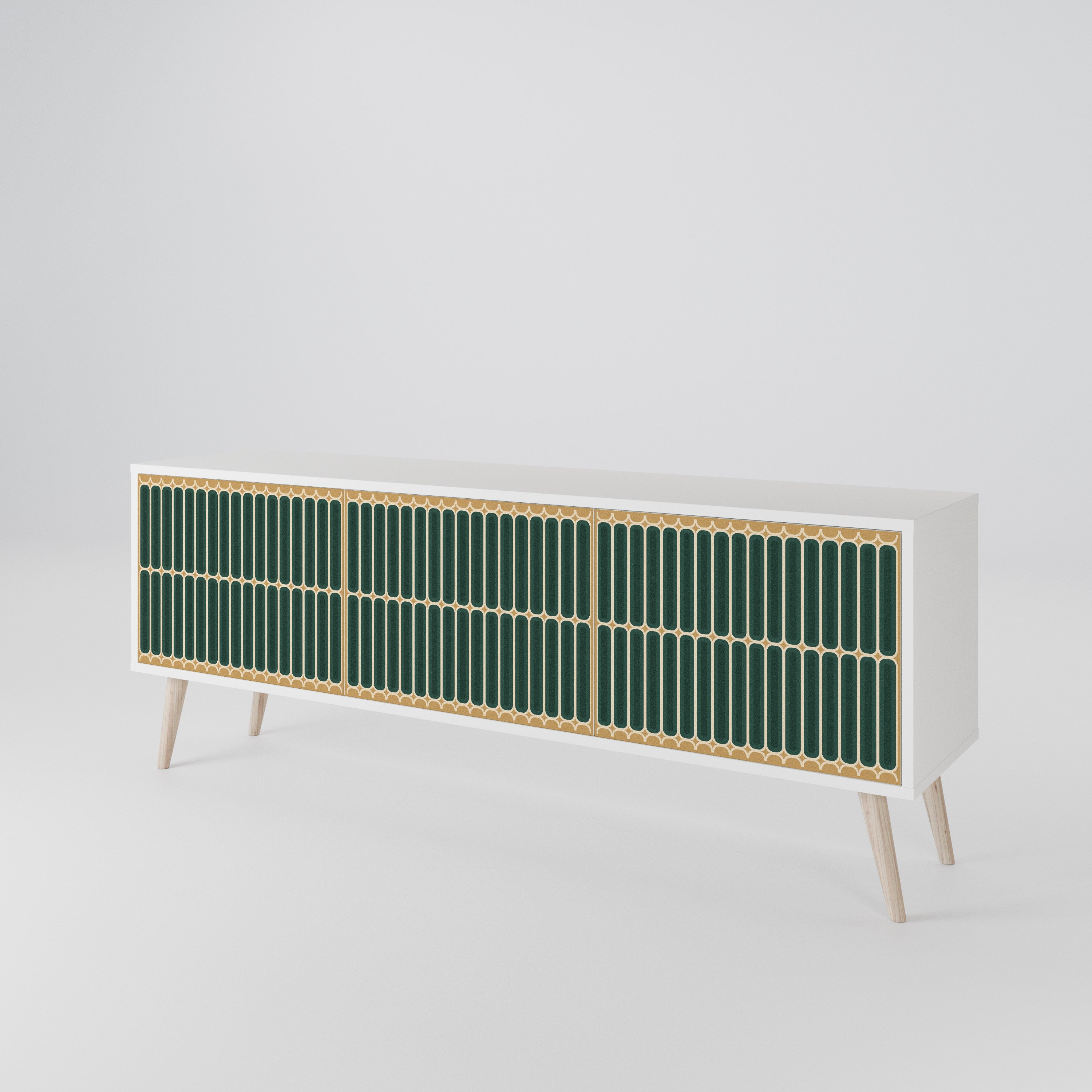 ILUSION GATE 3-Door TV Cabinet