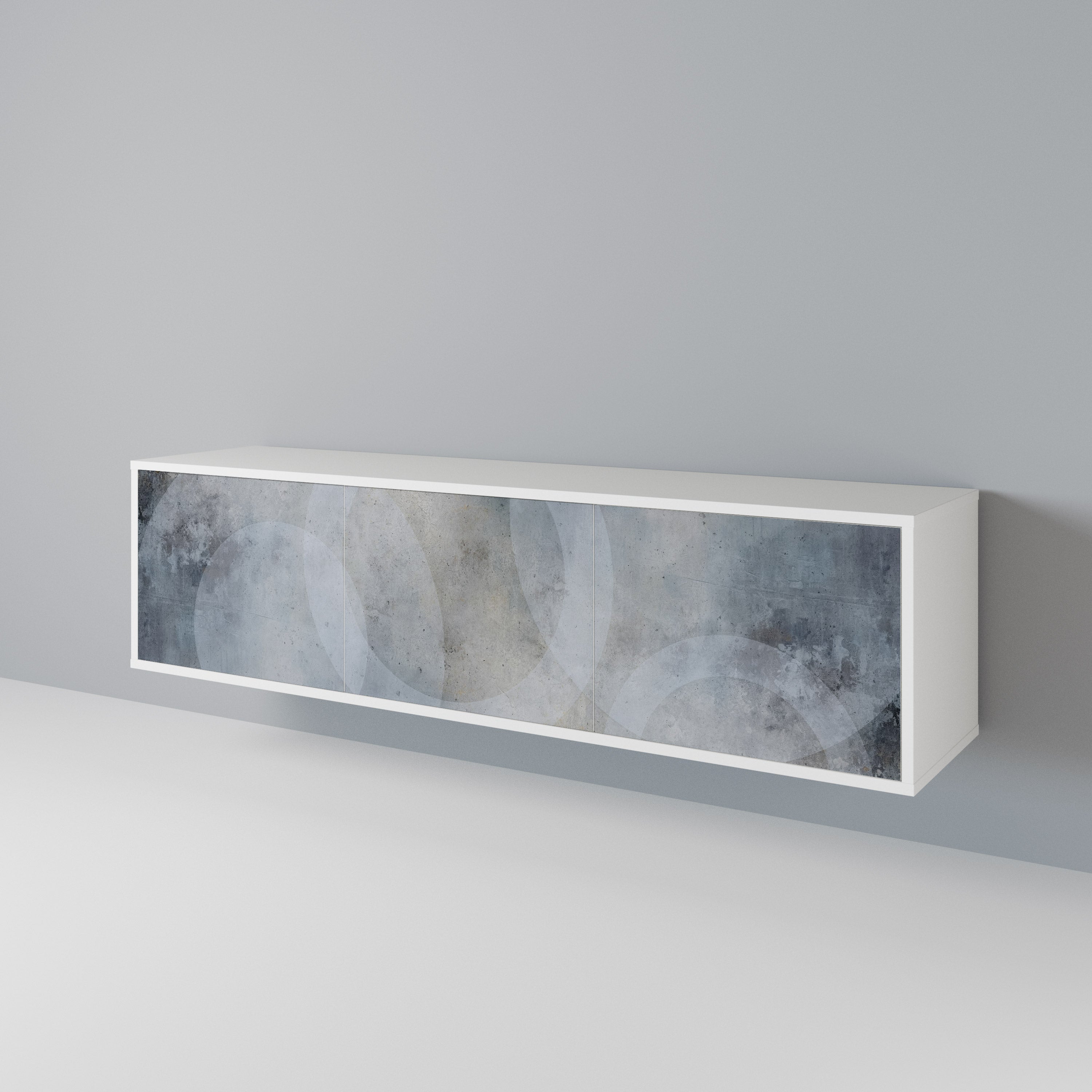 MUTED ARC 3-Door TV Cabinet