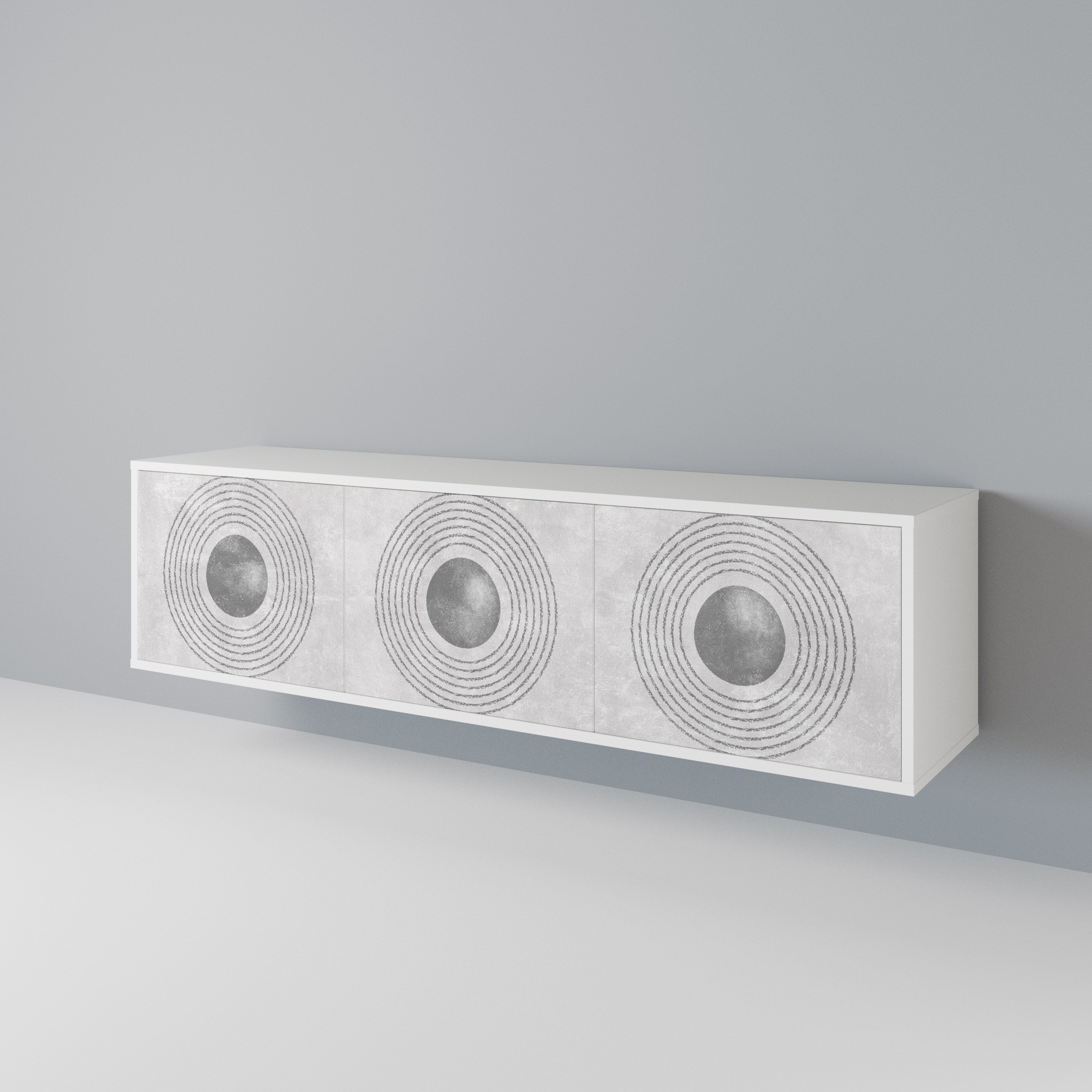 SOLID CIRCLES 3-Door TV Cabinet