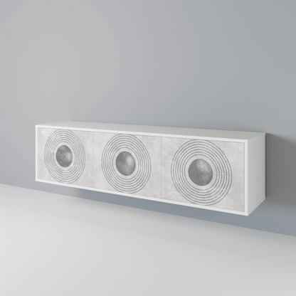 SOLID CIRCLES 3-türiges TV-Lowboard