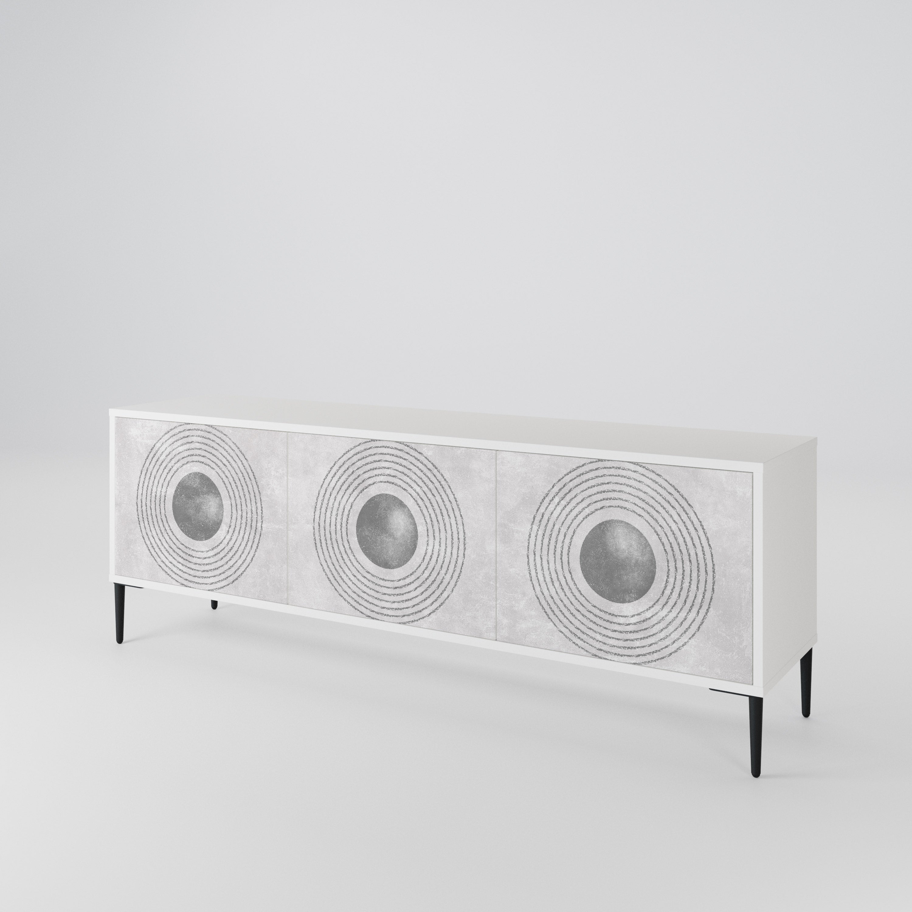 SOLID CIRCLES 3-Door TV Cabinet