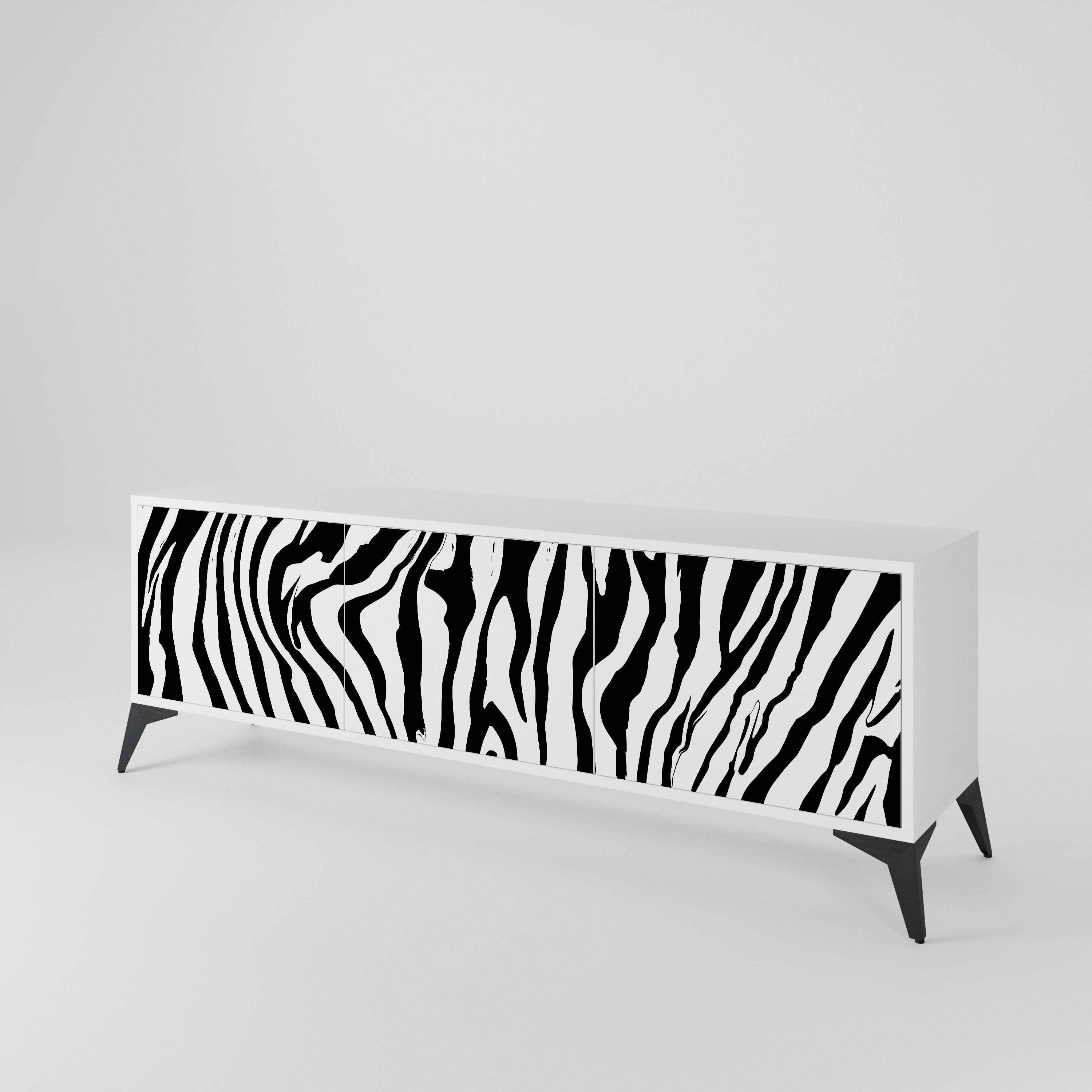 SPLENDID ZEBRA 3-Door TV Cabinet