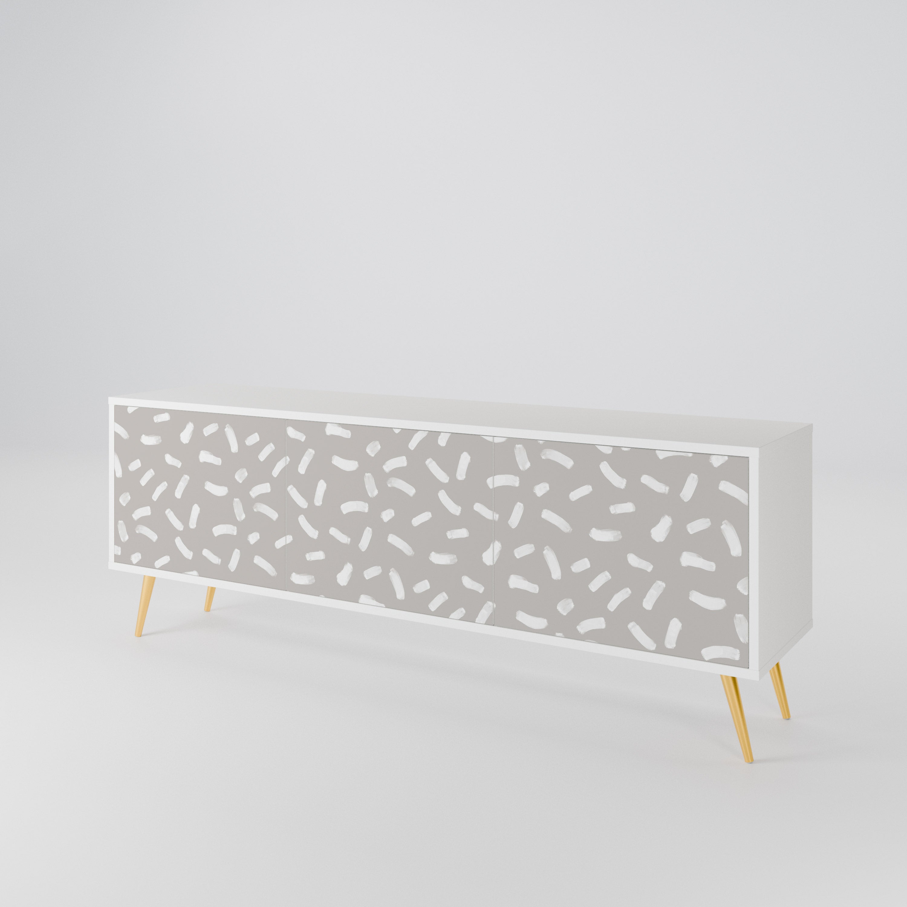 PASSING SECONDS 3-Door TV Cabinet