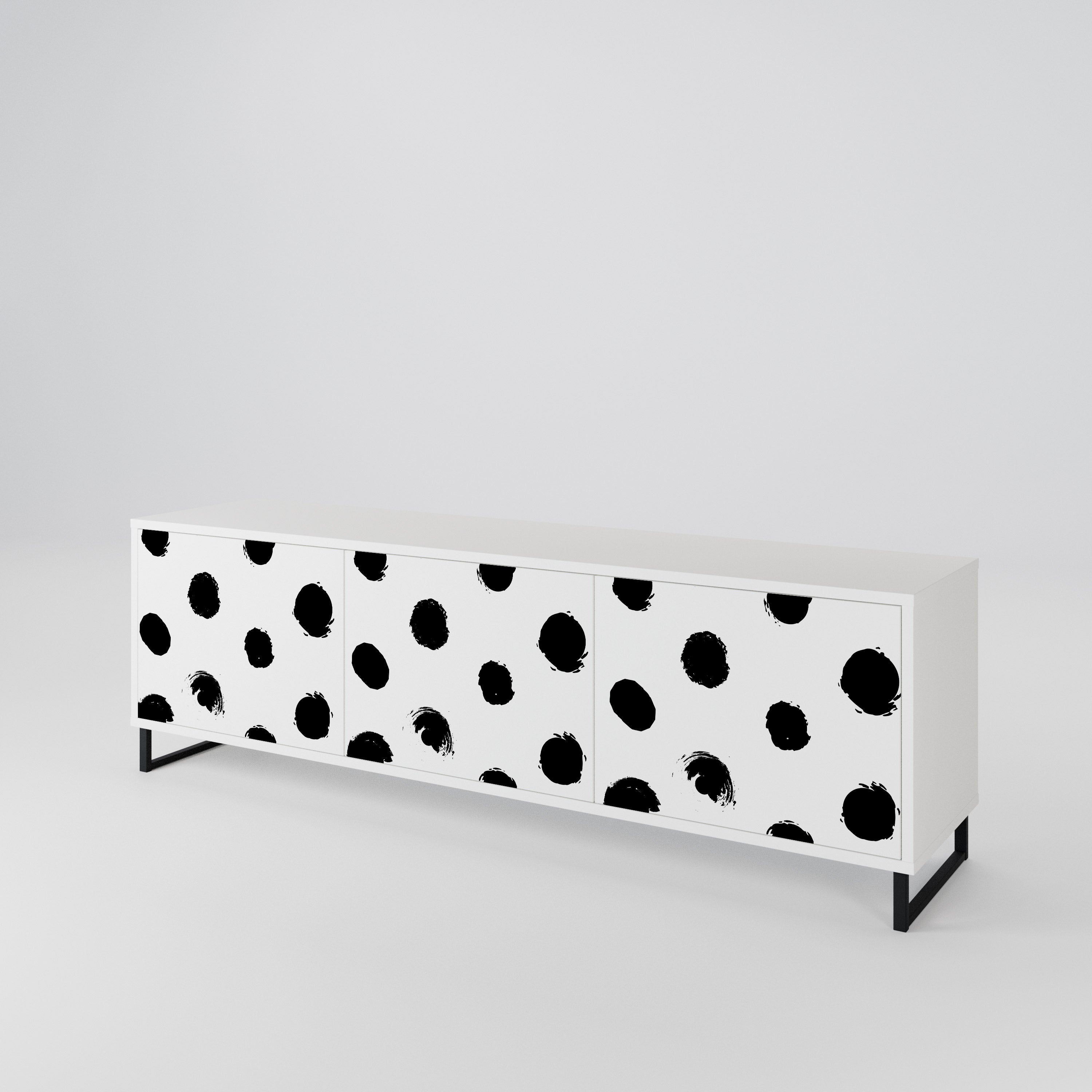 SLIPPING MINUTES 3-Door TV Cabinet