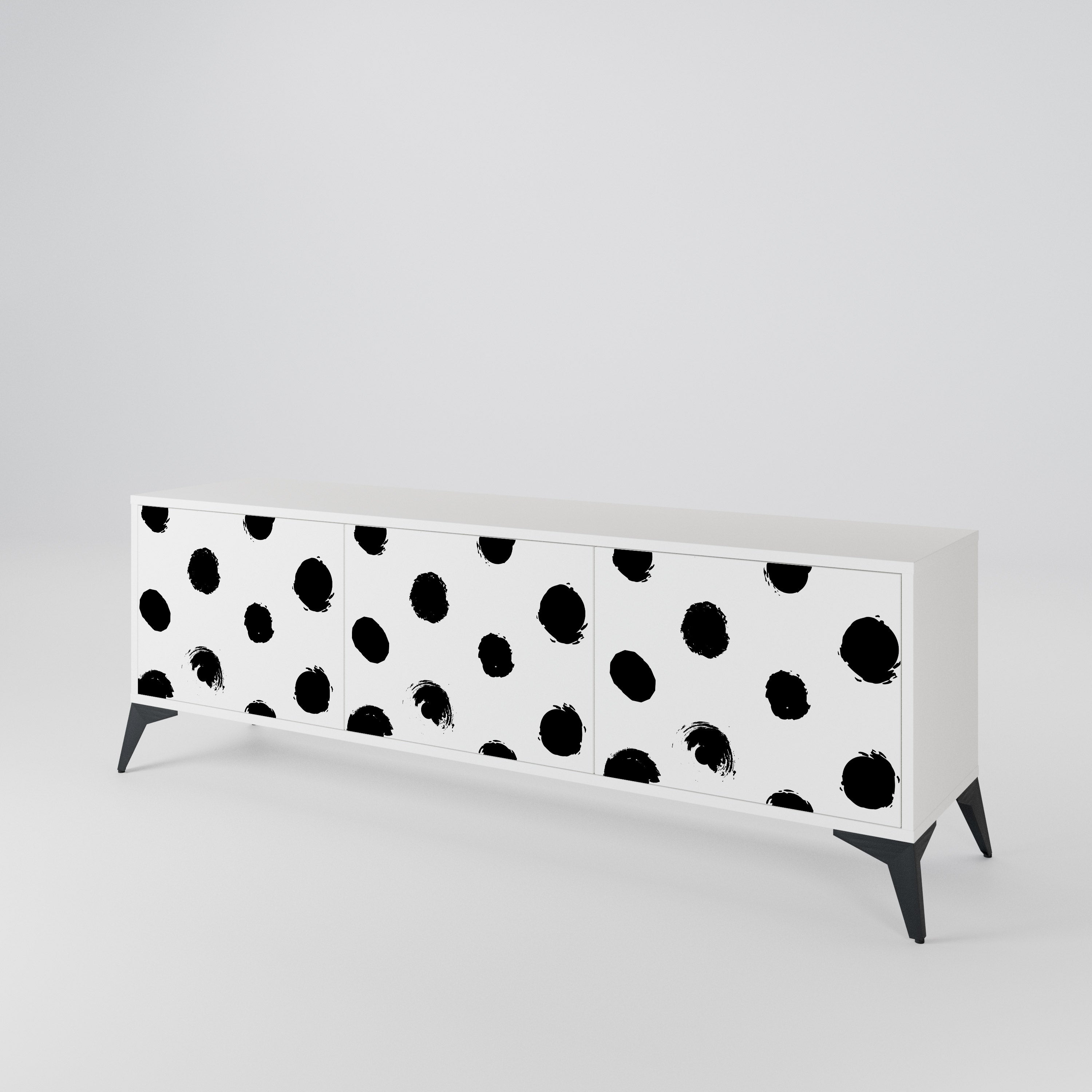 SLIPPING MINUTES 3-Door TV Cabinet