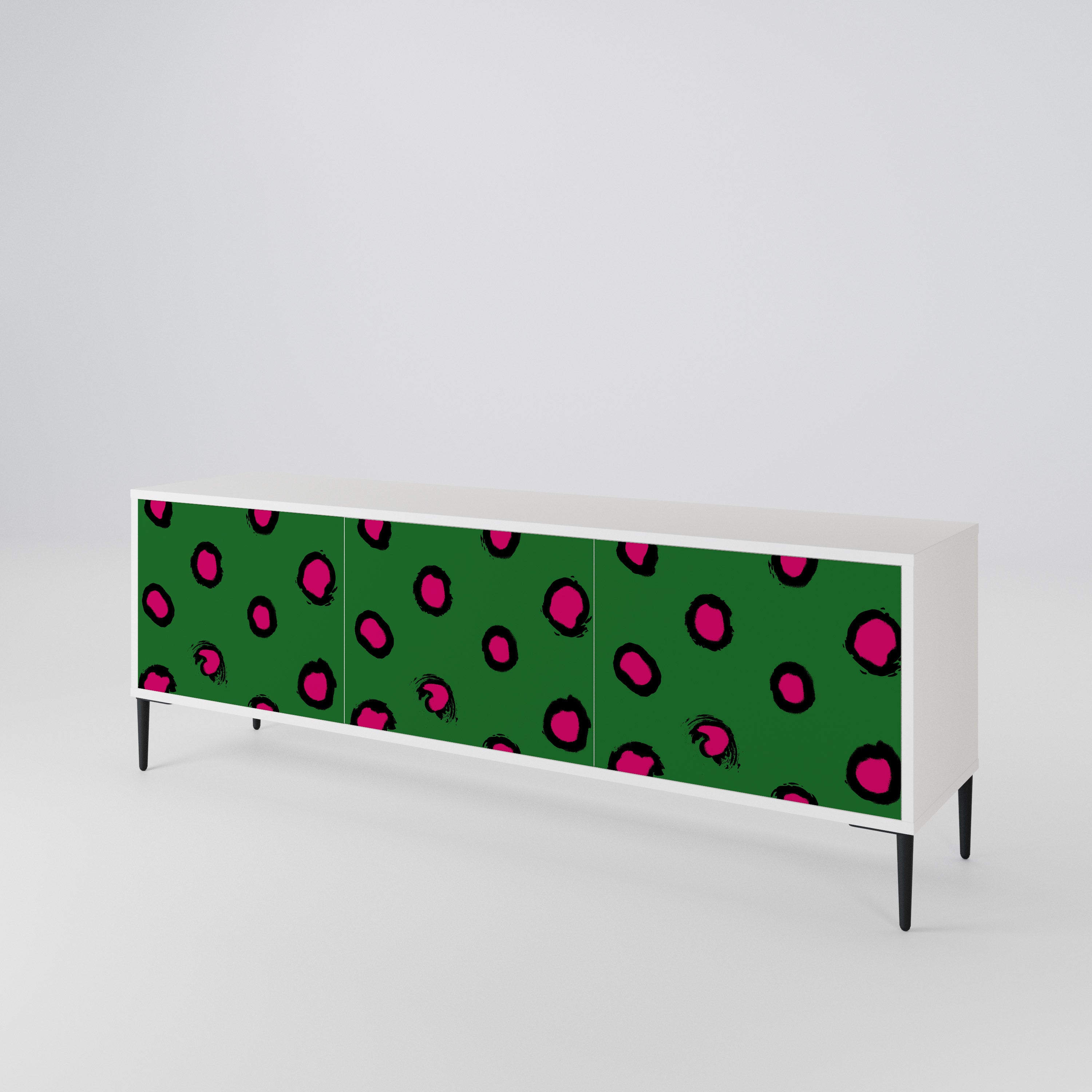 FUNKY SPOTS 3-Door TV Cabinet