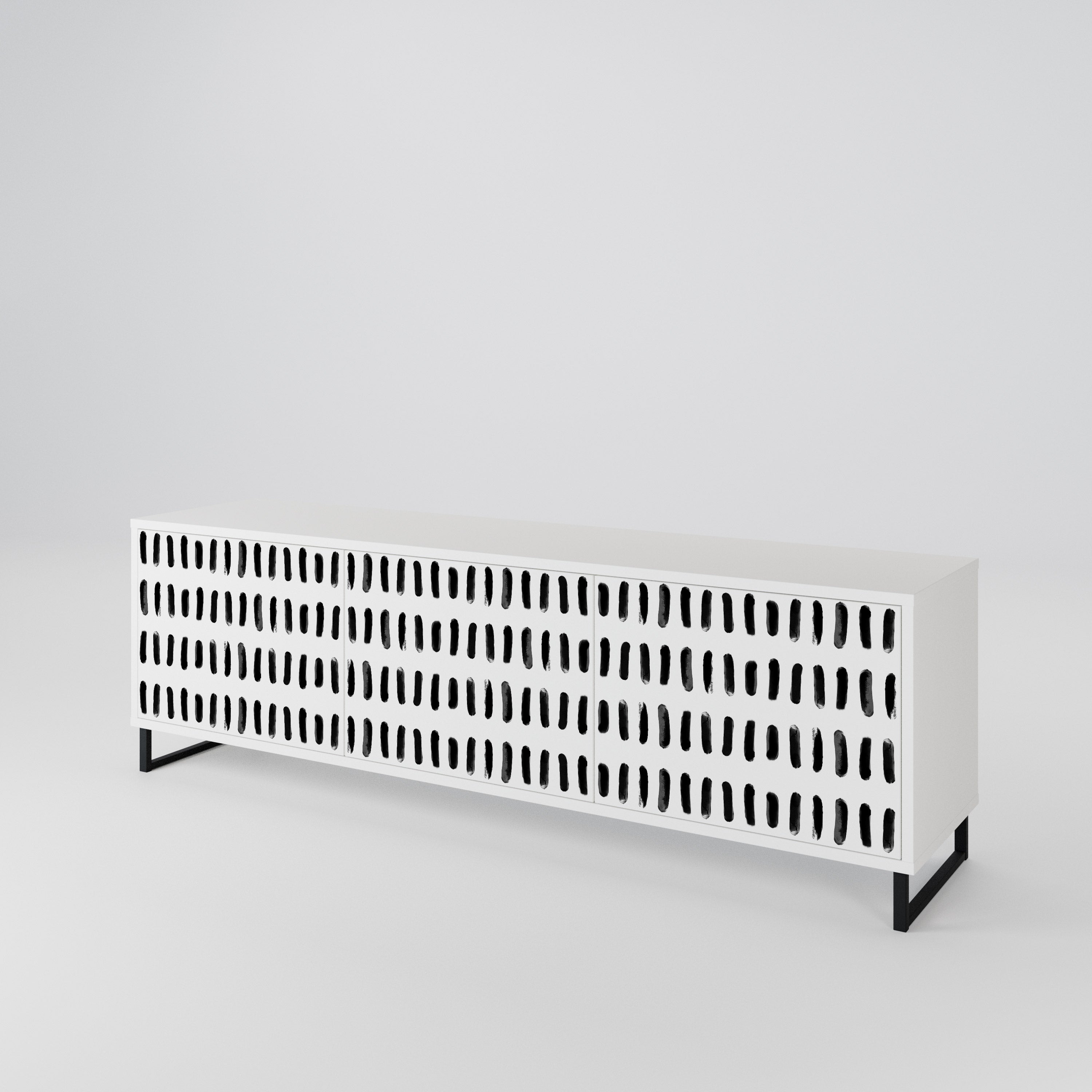 NIGHTY MELODIES 3-Door TV Cabinet