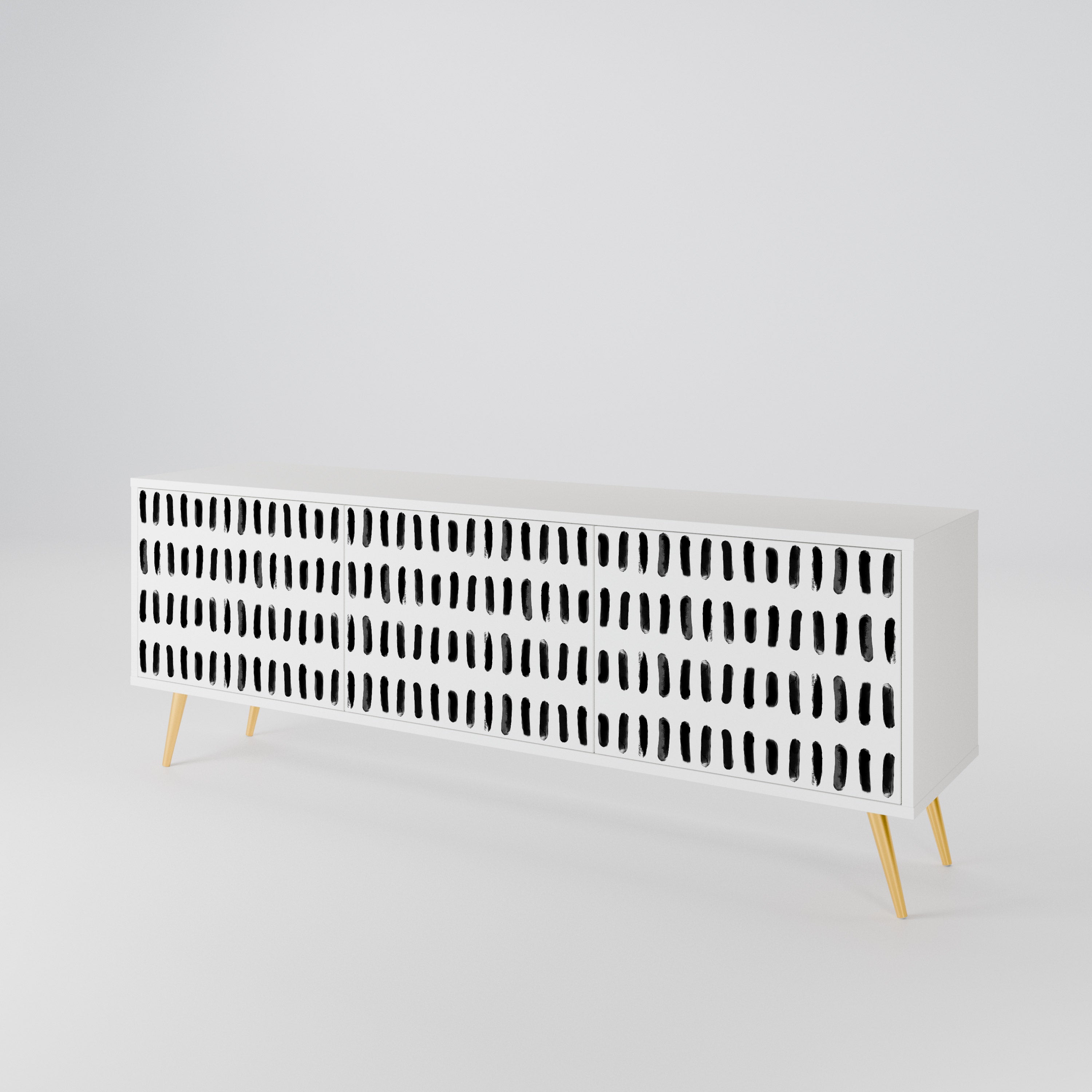 NIGHTY MELODIES 3-Door TV Cabinet