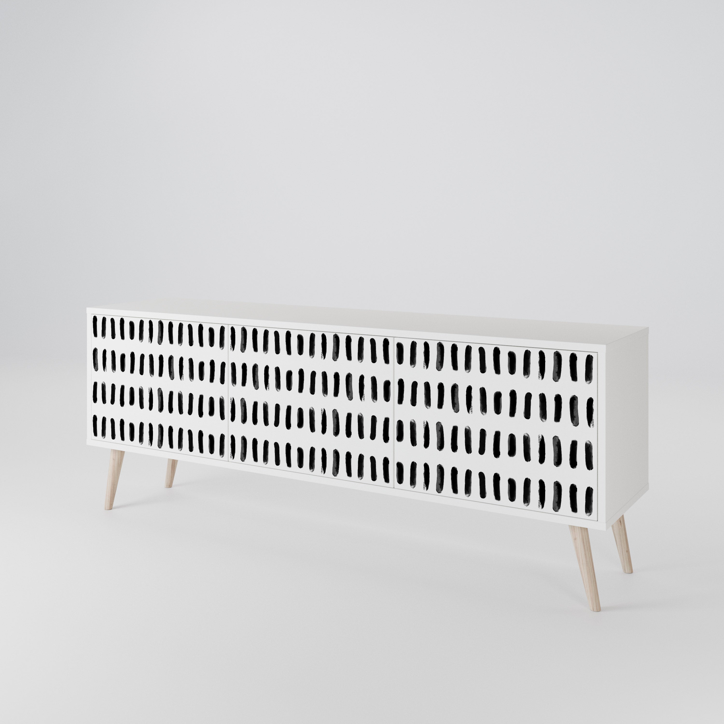 NIGHTY MELODIES 3-Door TV Cabinet