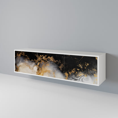MARBLE OF TOMMORROW 3-türiges TV-Lowboard