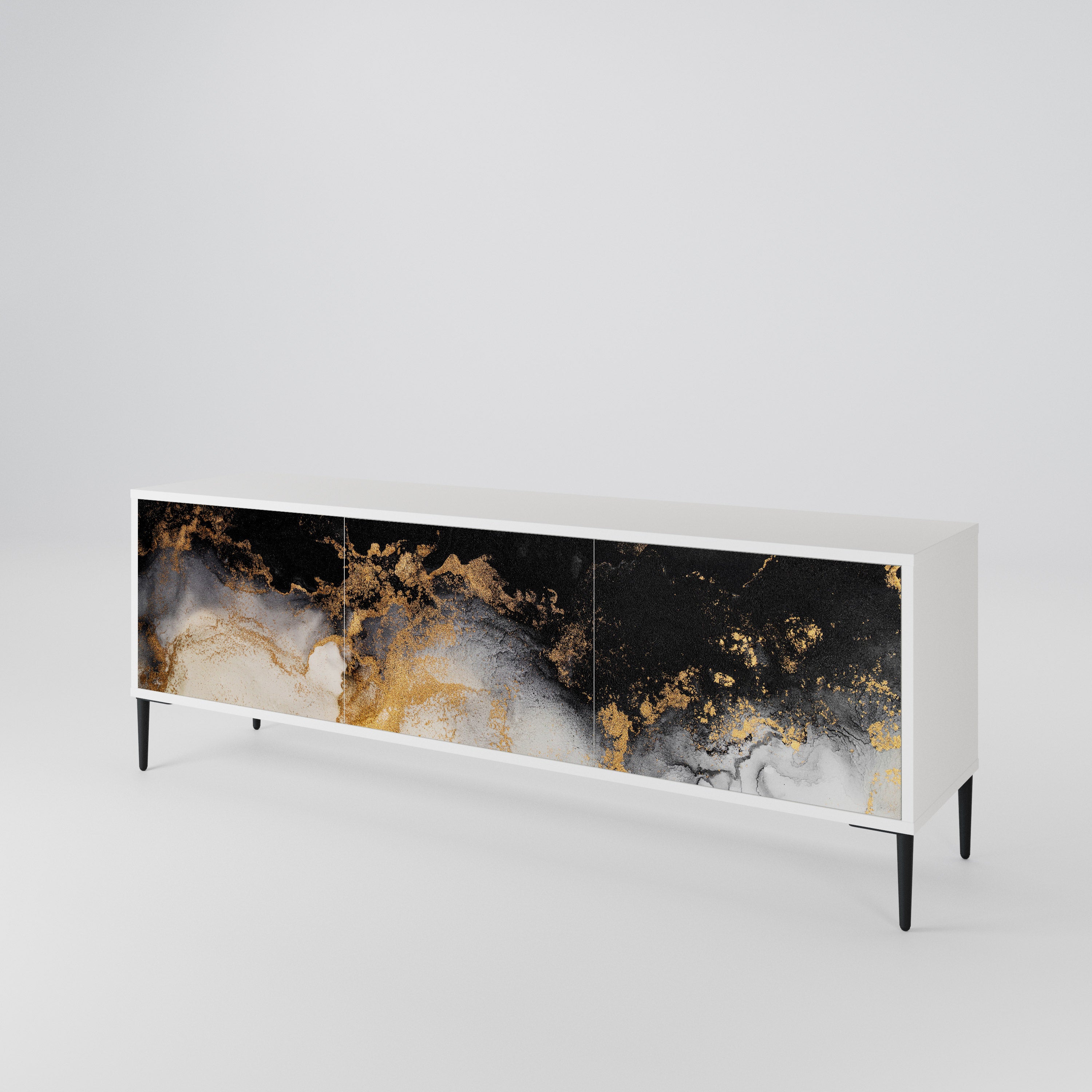 MARBLE OF TOMMORROW 3-Door TV Cabinet