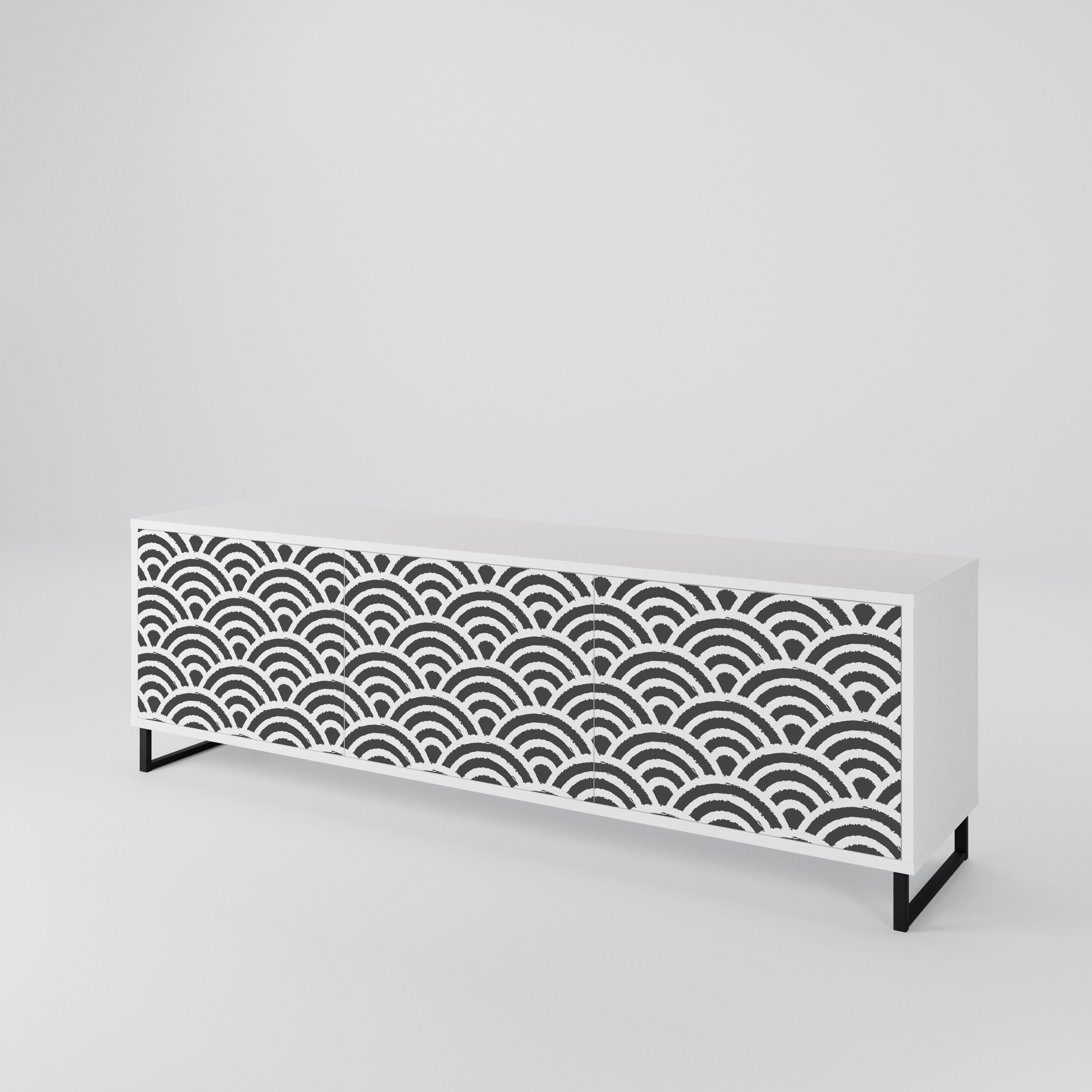 GLOOMY HOST 3-Door TV Cabinet