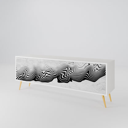 MONOCHROME MIRAGE 3-türiges TV-Lowboard