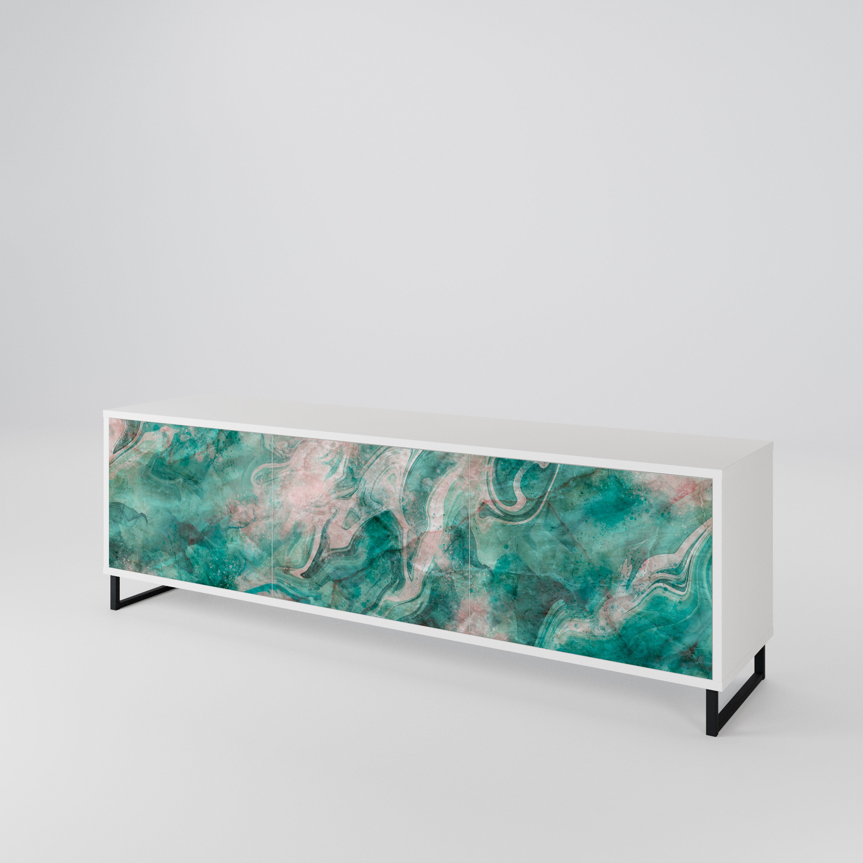 ABSTRACT ALCHEMY 3-Door TV Cabinet