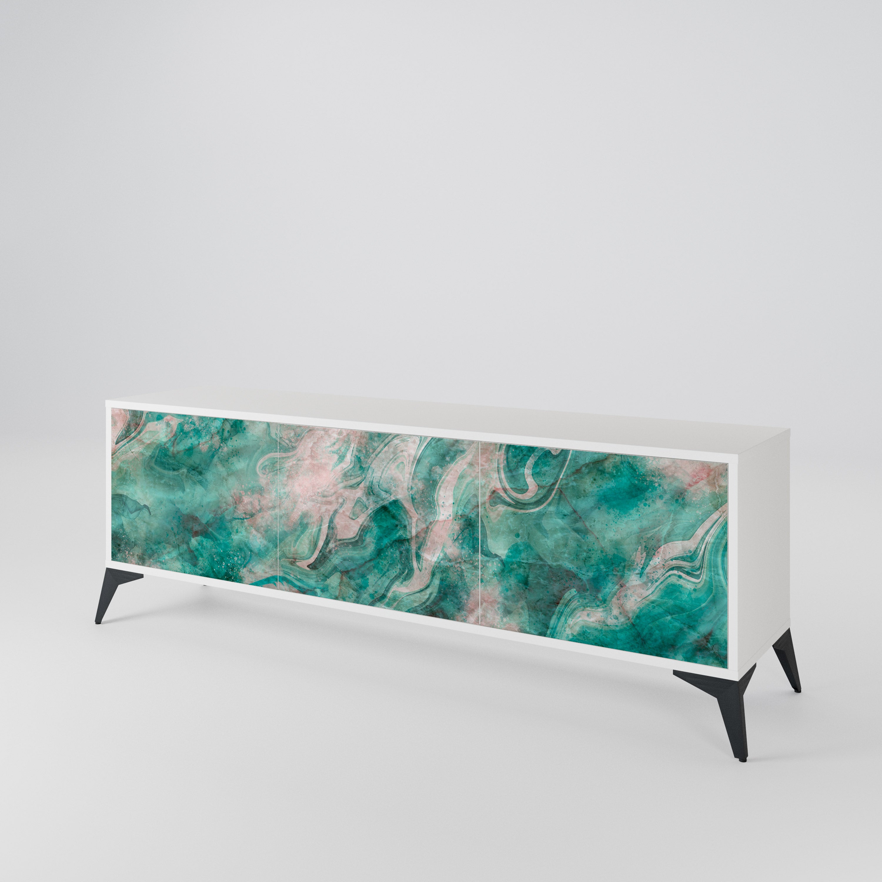 ABSTRACT ALCHEMY 3-Door TV Cabinet