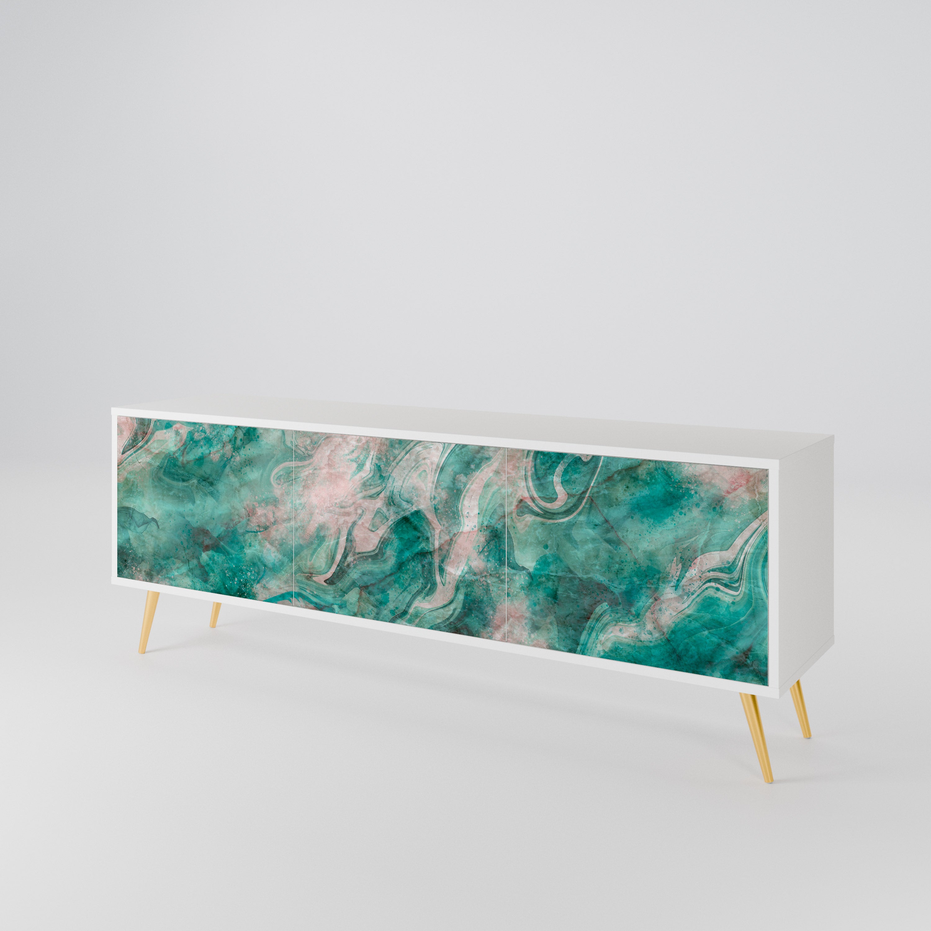 ABSTRACT ALCHEMY 3-Door TV Cabinet