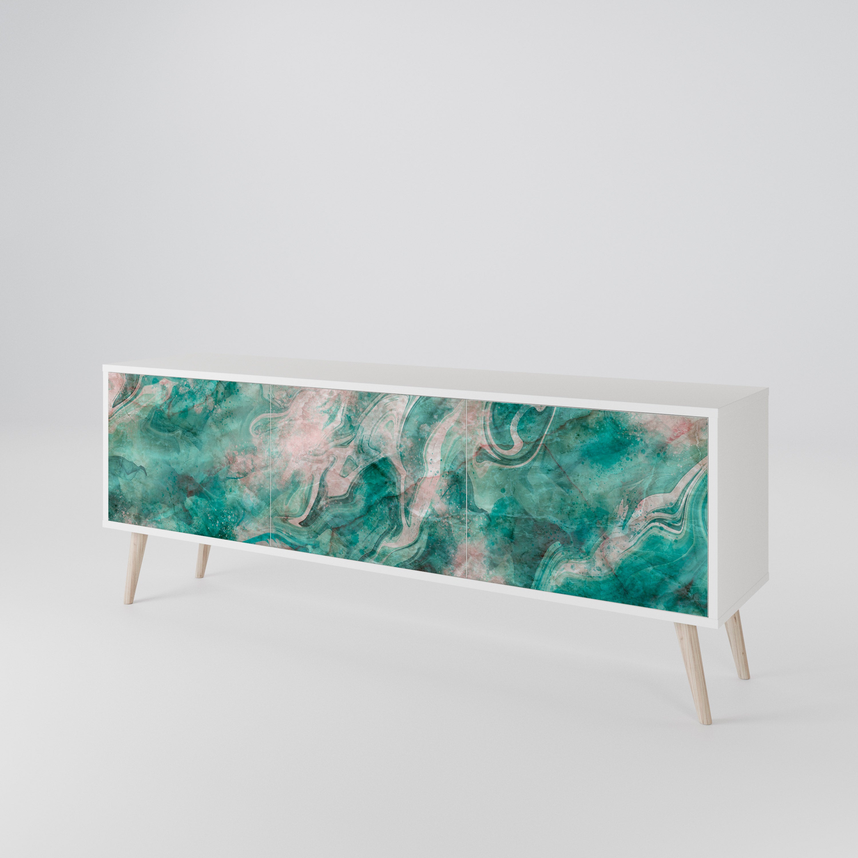 ABSTRACT ALCHEMY 3-Door TV Cabinet