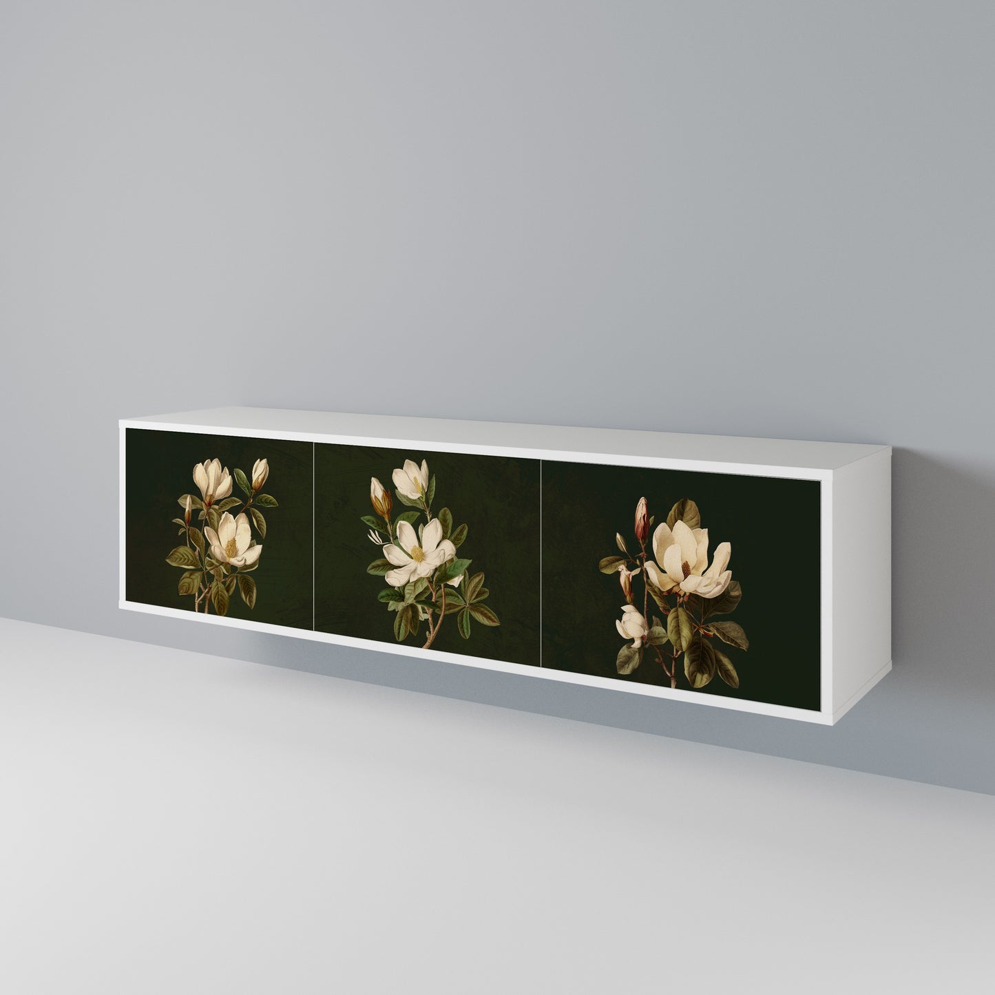 FLORAL NOIR 3-türiges TV-Lowboard